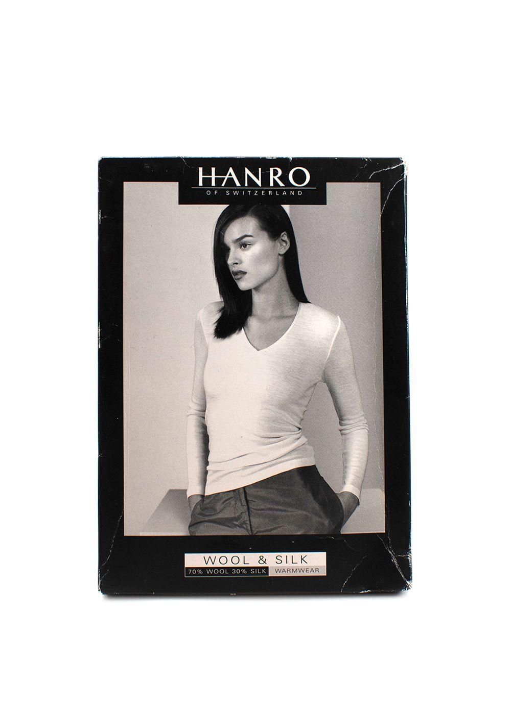 Hanro Cream Wool Blend Thermal Base Layer
