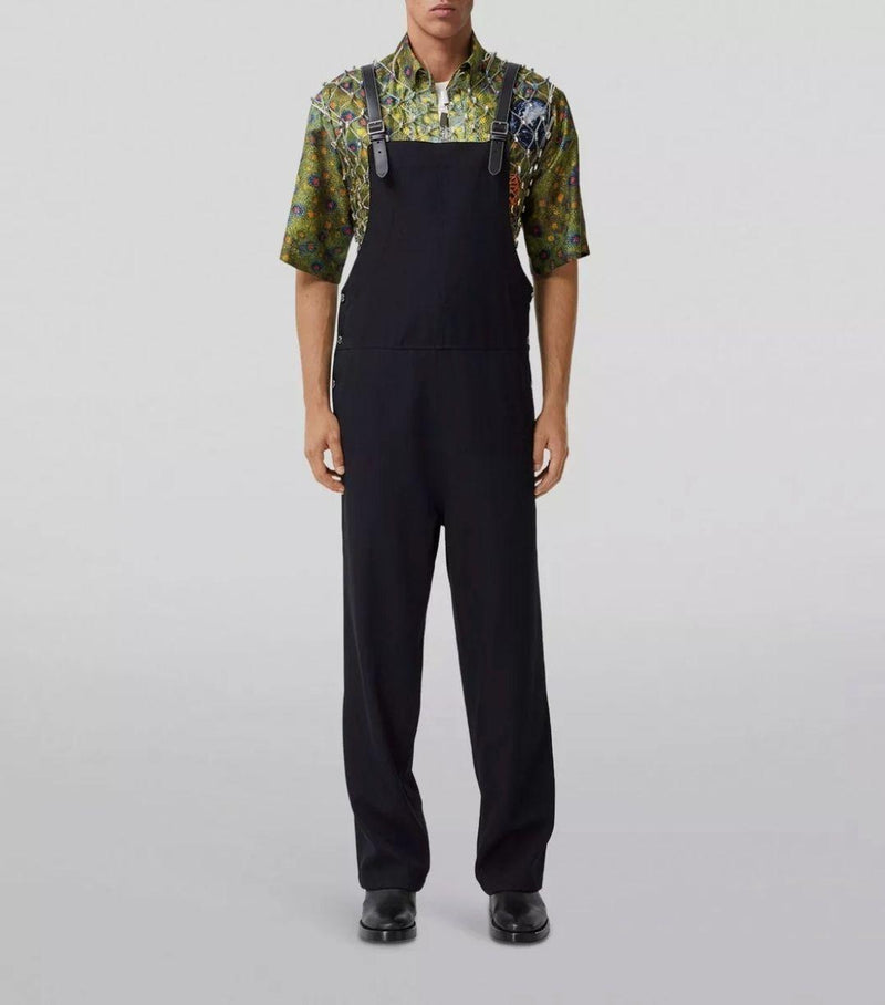 Burberry Black Mohair Blend Jumpsuit