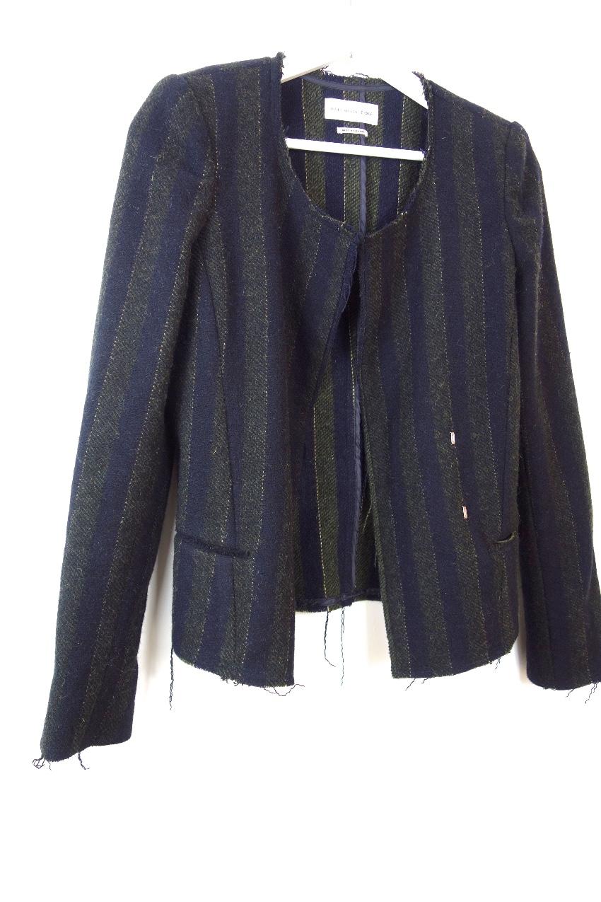 Isabel Marant Striped Distressed Jacket