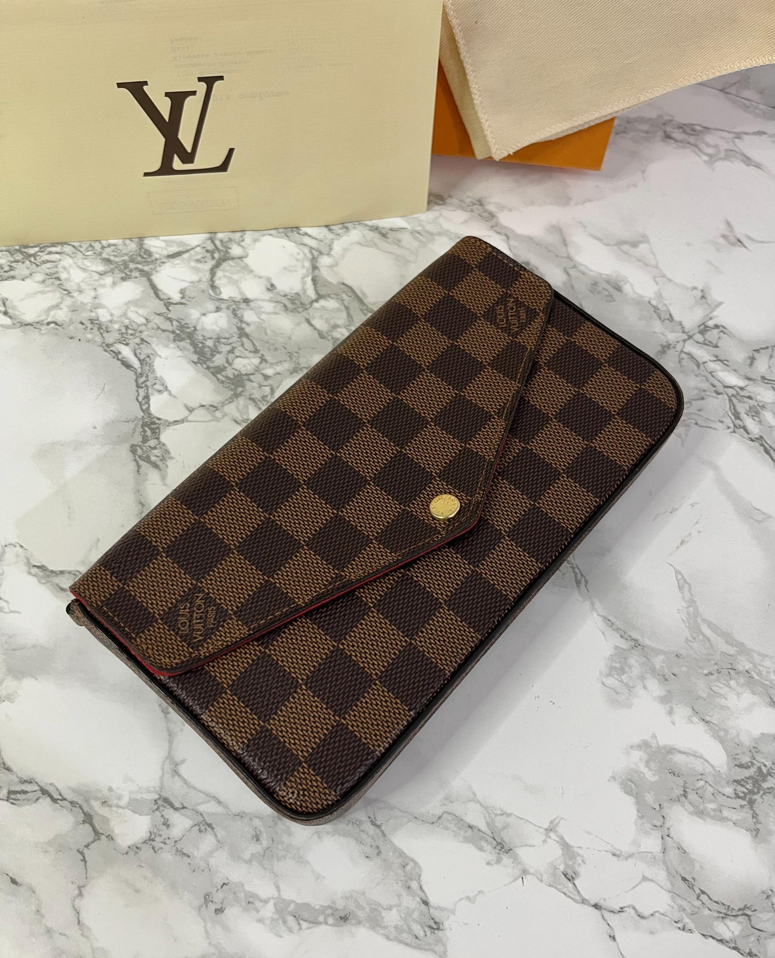 Louis Vuitton Brown Damier Ebene Pochette Felicie