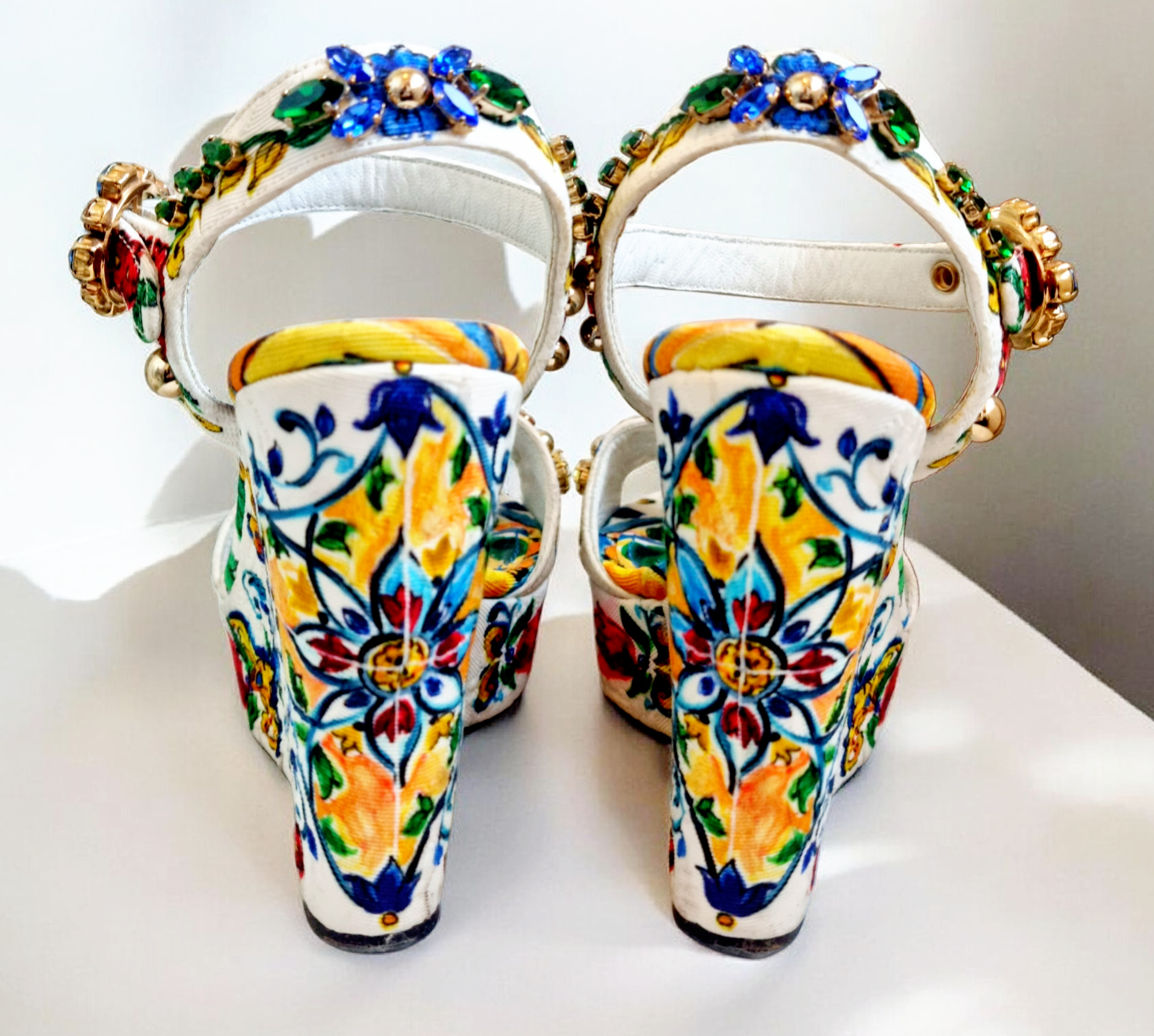Dolce & Gabbana Majolica Wedges