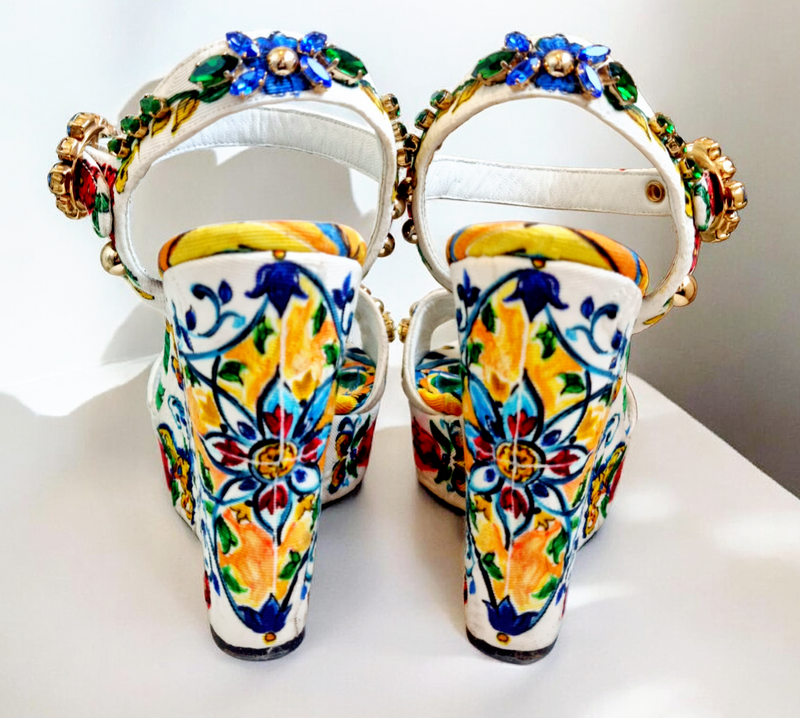 Dolce & Gabbana Majolica Wedges