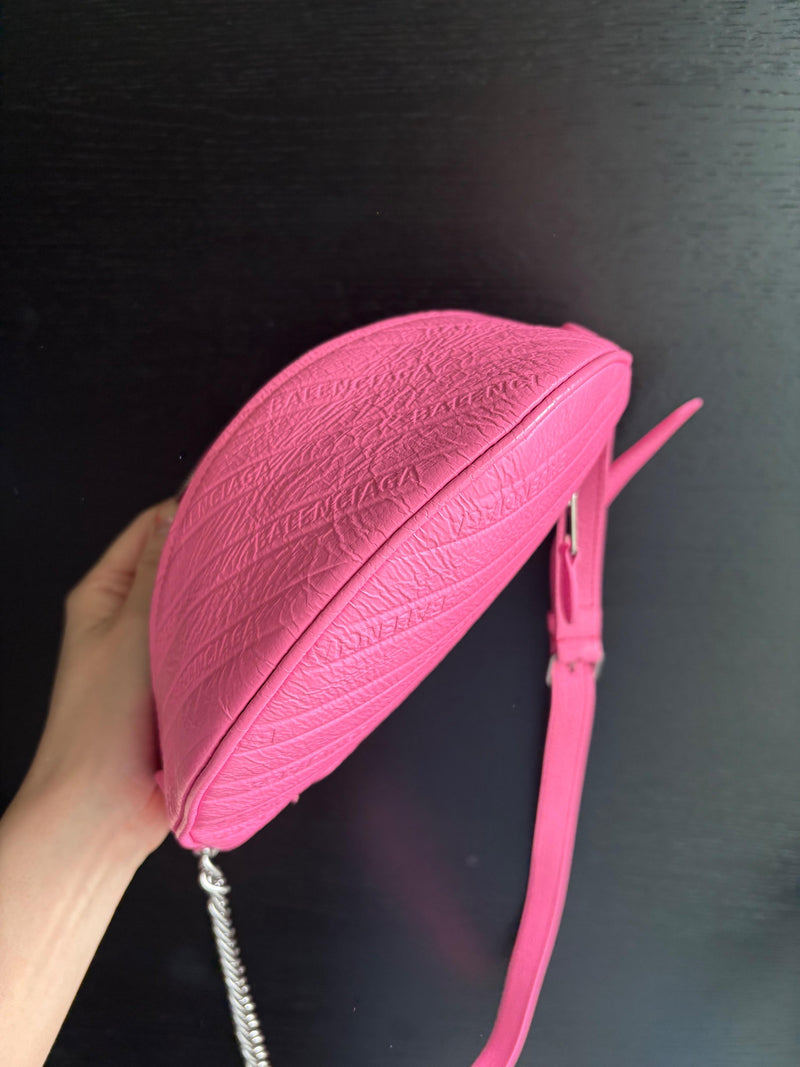 Balenciaga Souvenir XS Pink Leather Bag