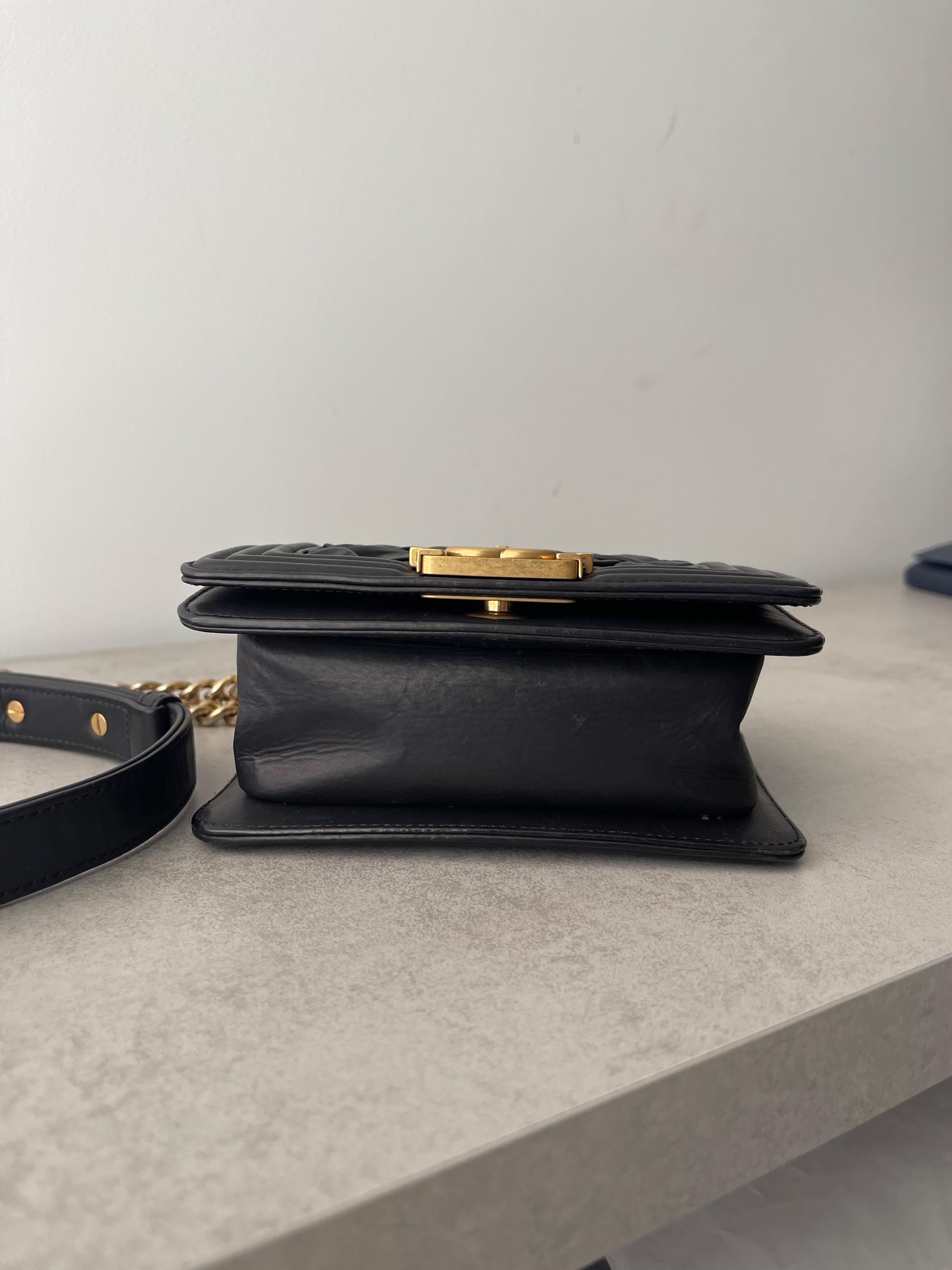 Paris Versailles black woven leather Micro Boy bag