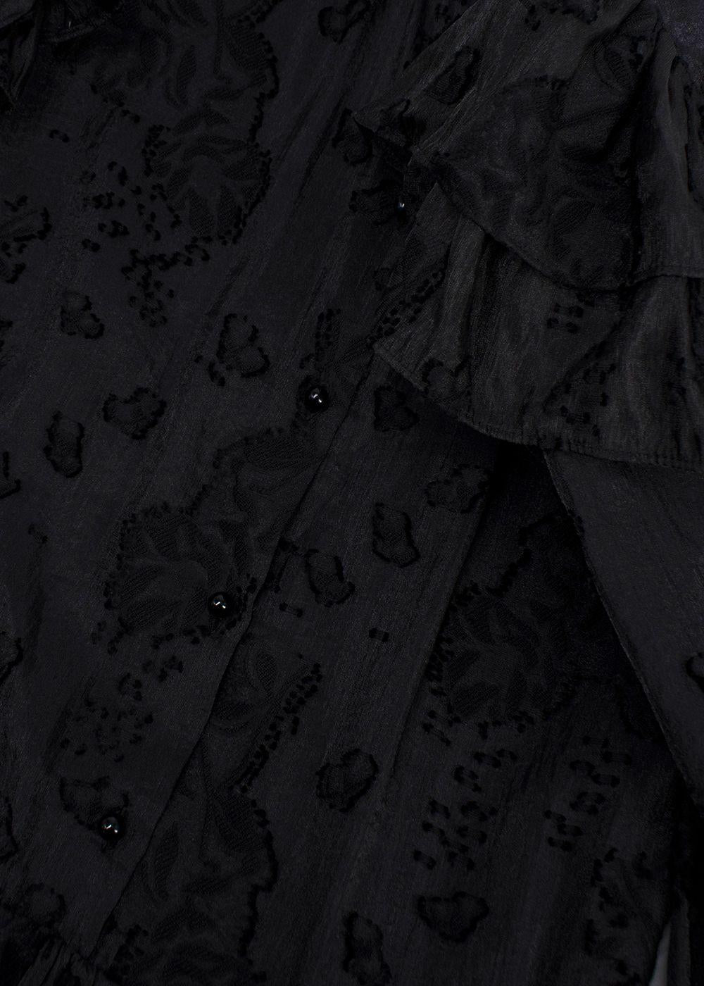 Custommade Black Frill Kimsa Dress