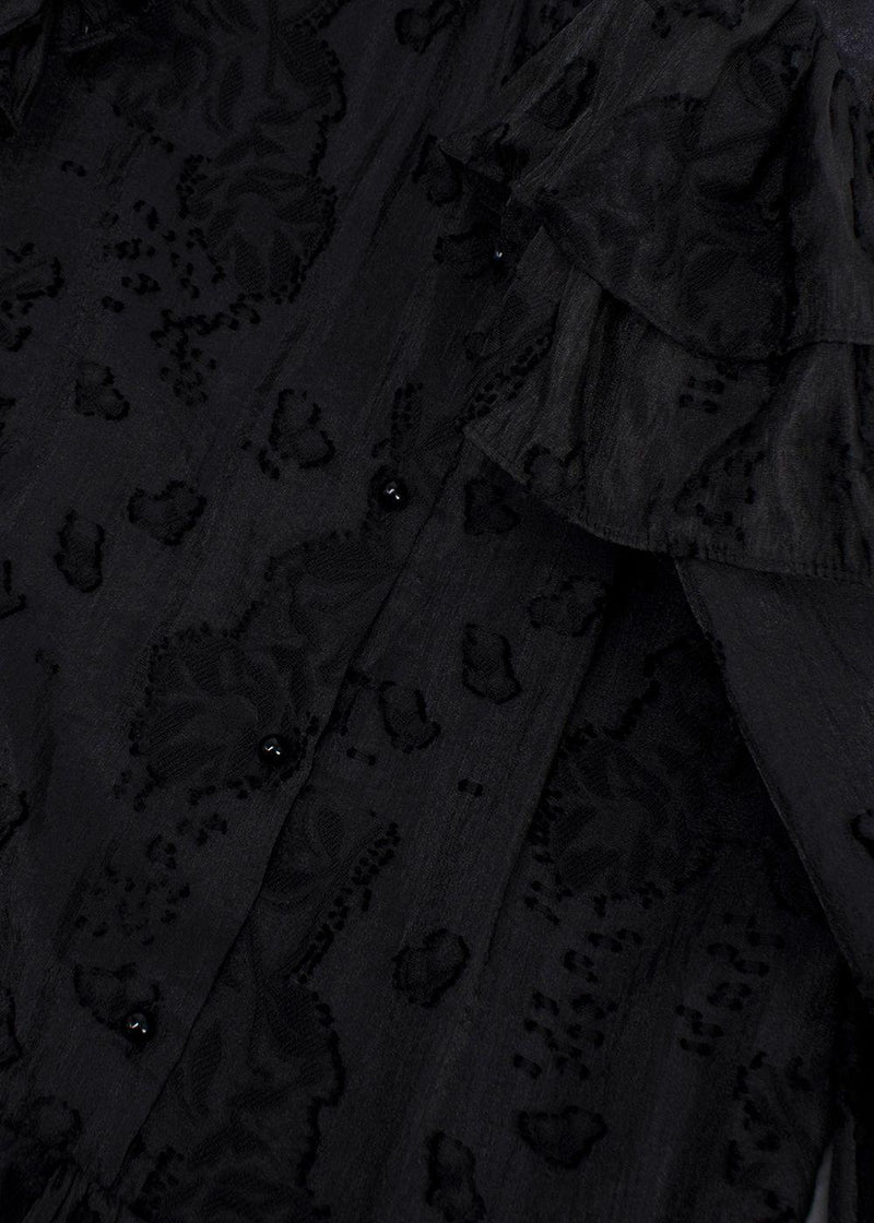 Custommade Black Frill Kimsa Dress