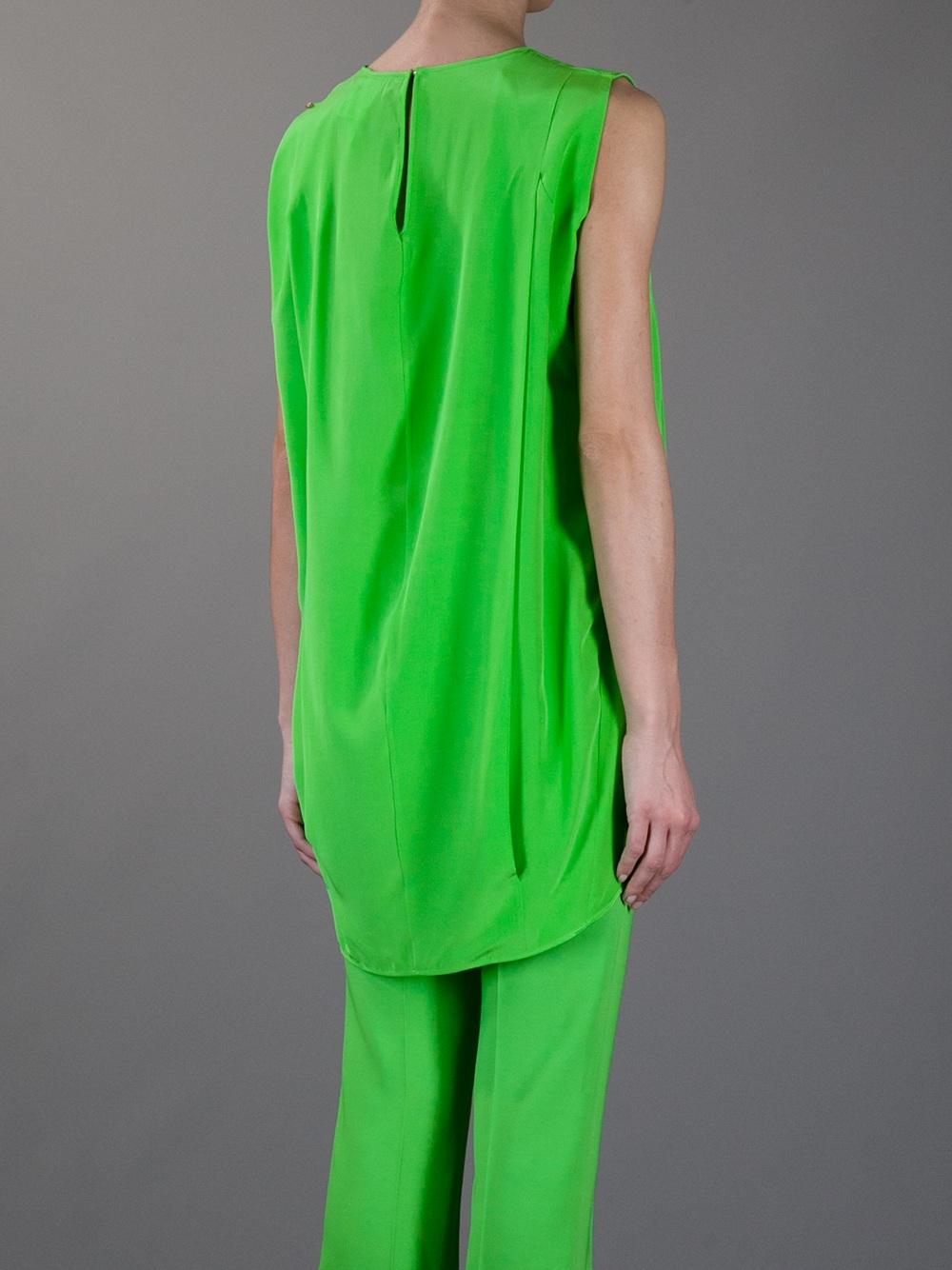 SPORTMAX Silk Sleeveless Blouse NEW