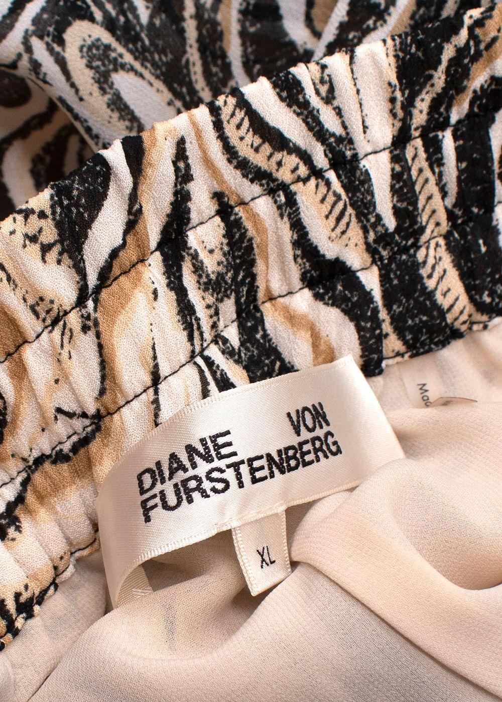 Diane Von Furstenberg  Printed Relaxed Trousers