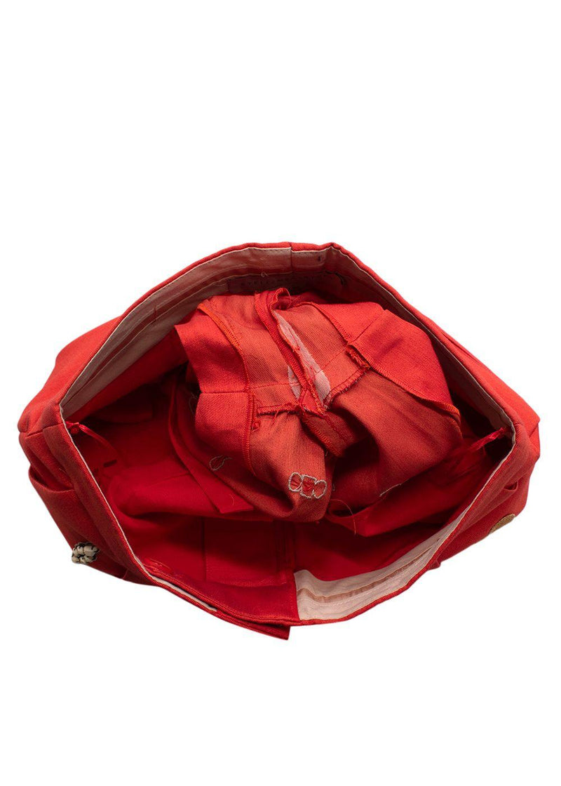 Stella McCartney Orange Embellished Tailored Shorts