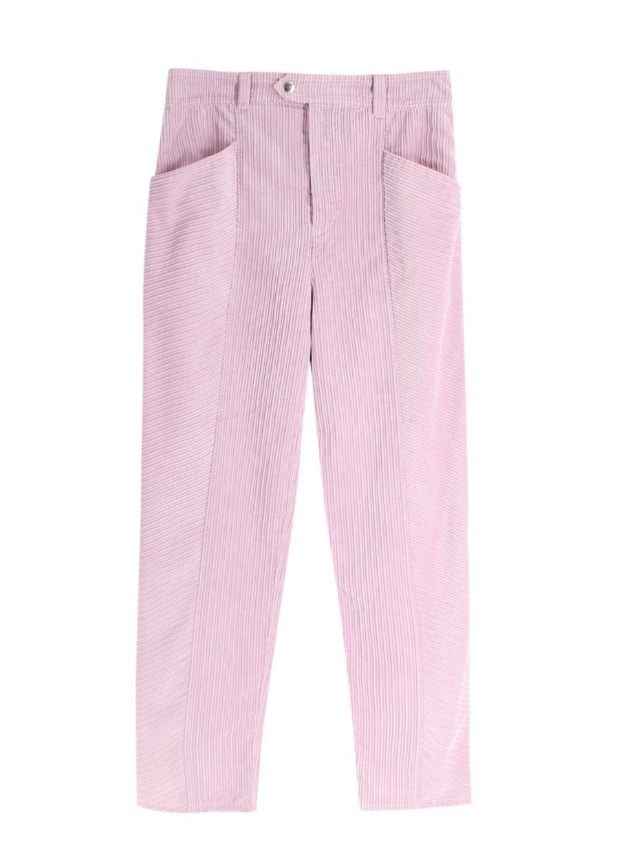 Isabel Marant Lilac Corduroy trousers Size FR 42
