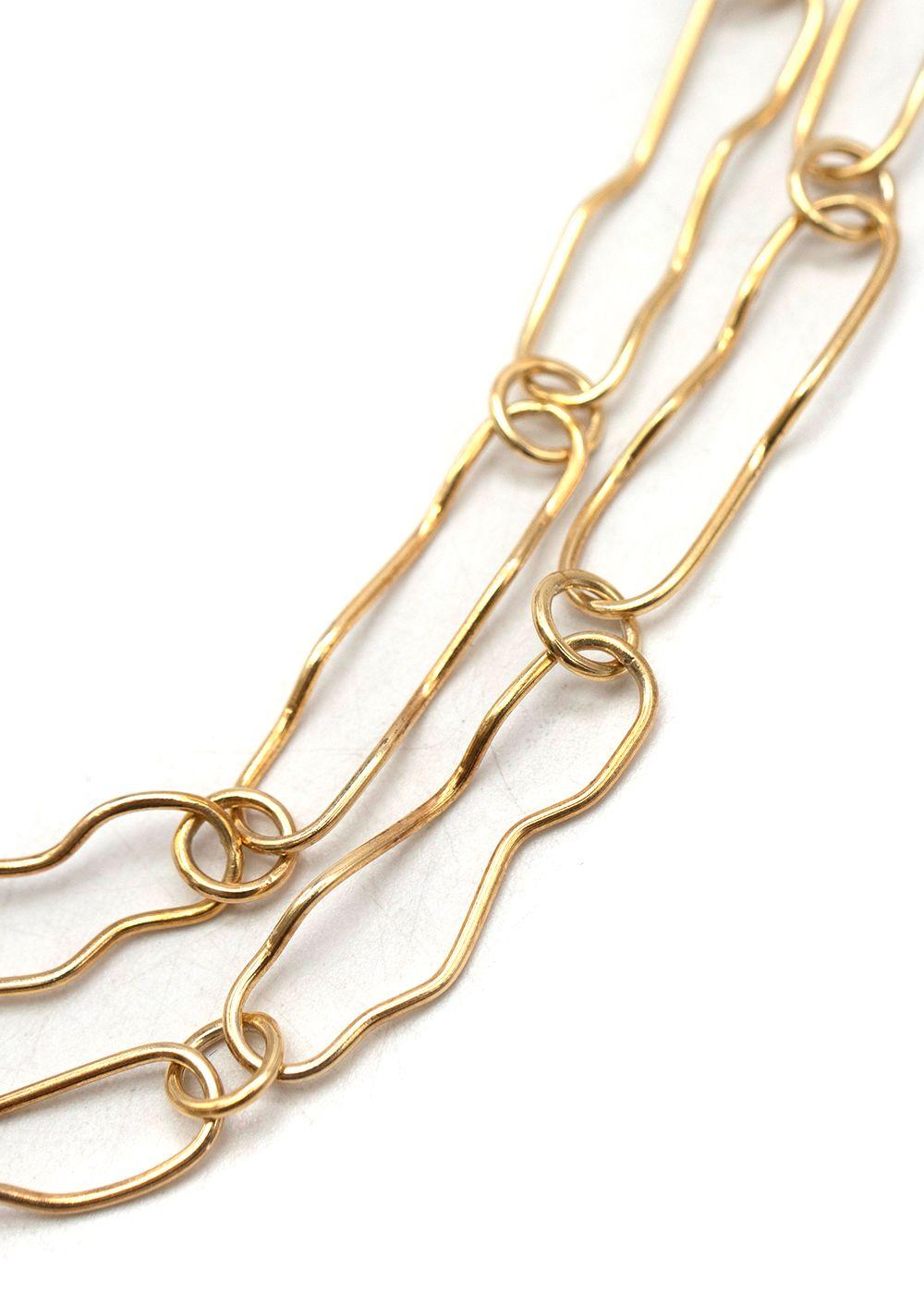 Mounser Pagoda Gold-plated Pearl Necklace