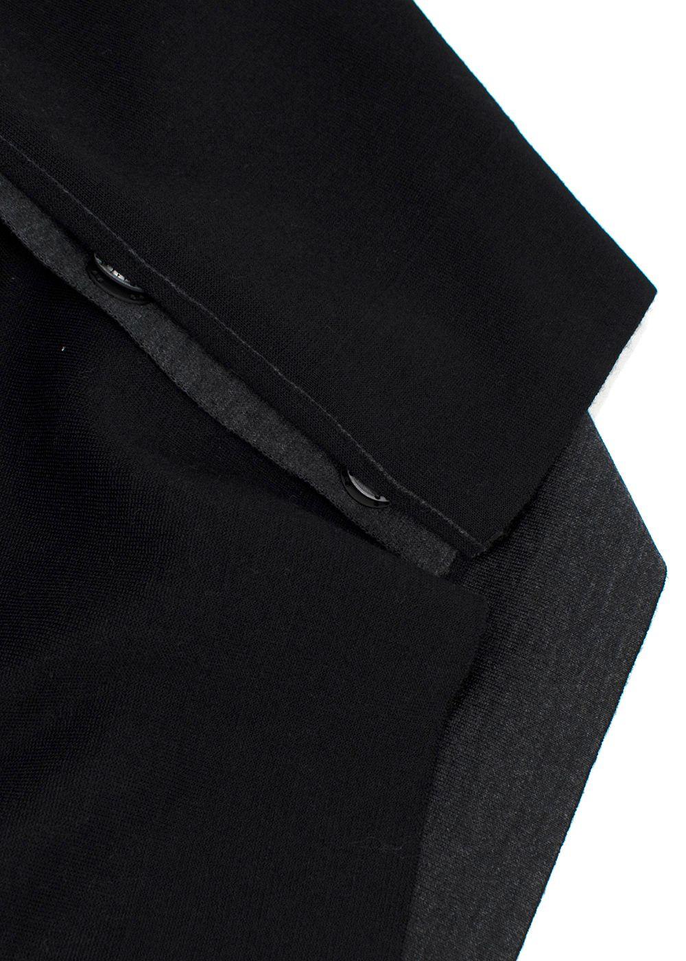 Fendi Black Knit Cardigan with Monogram Interior