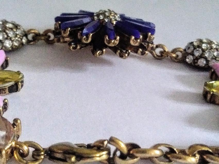 Bespoke Floral Crystal Bracelet