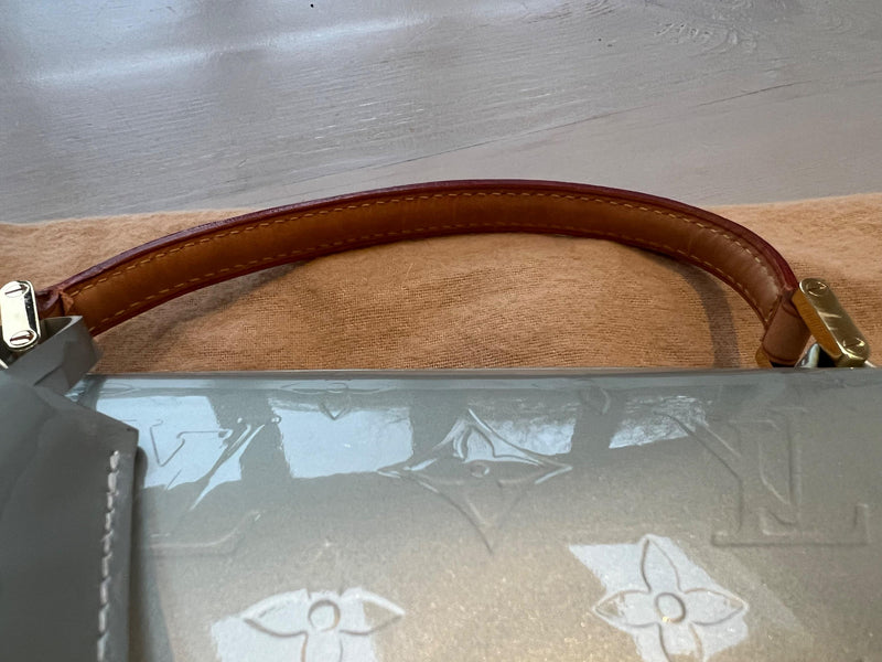 Louis Vuitton Silver Vernis Spring Street Top Handle Bag