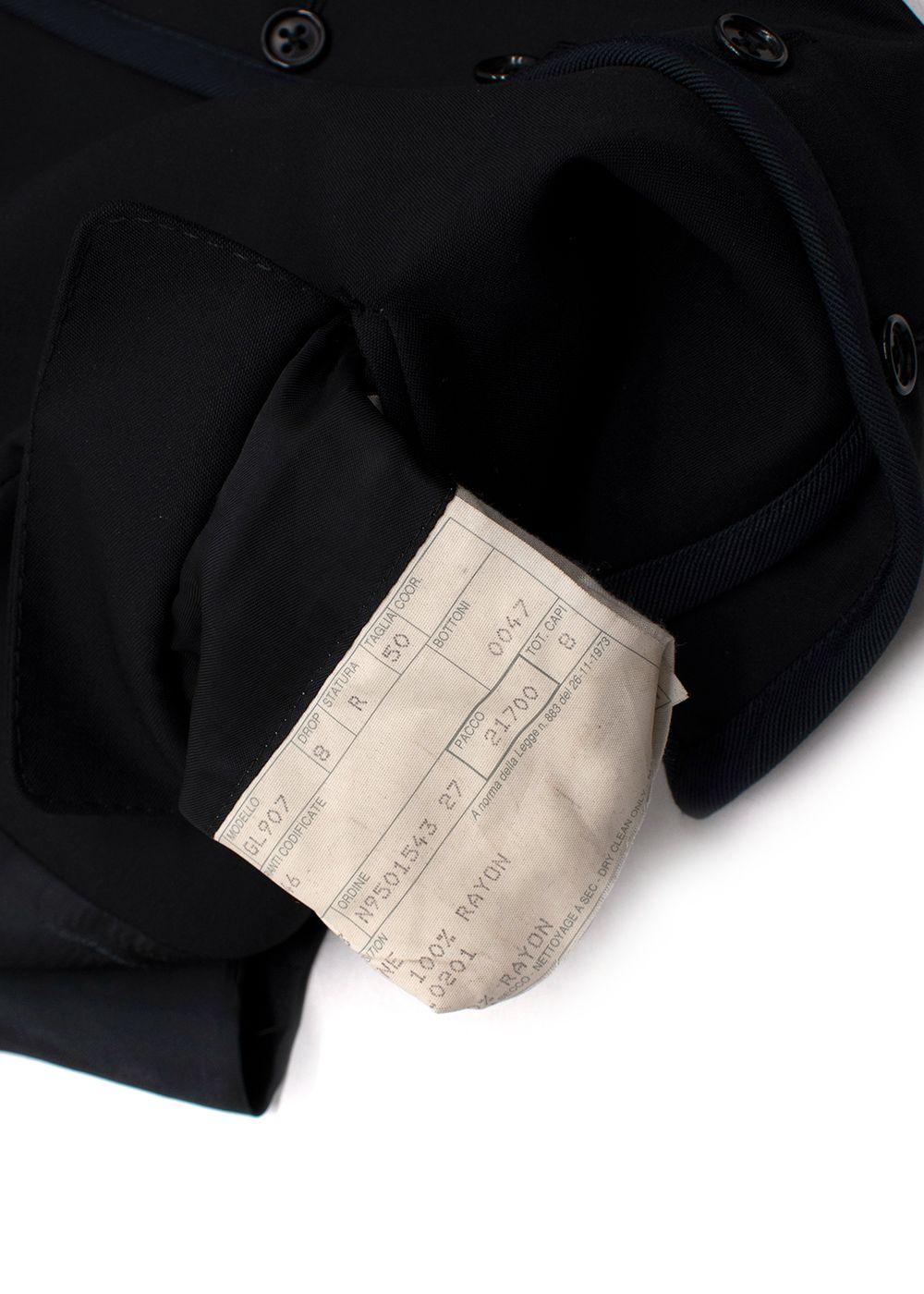 Hermès Black Button Front Waistcoat