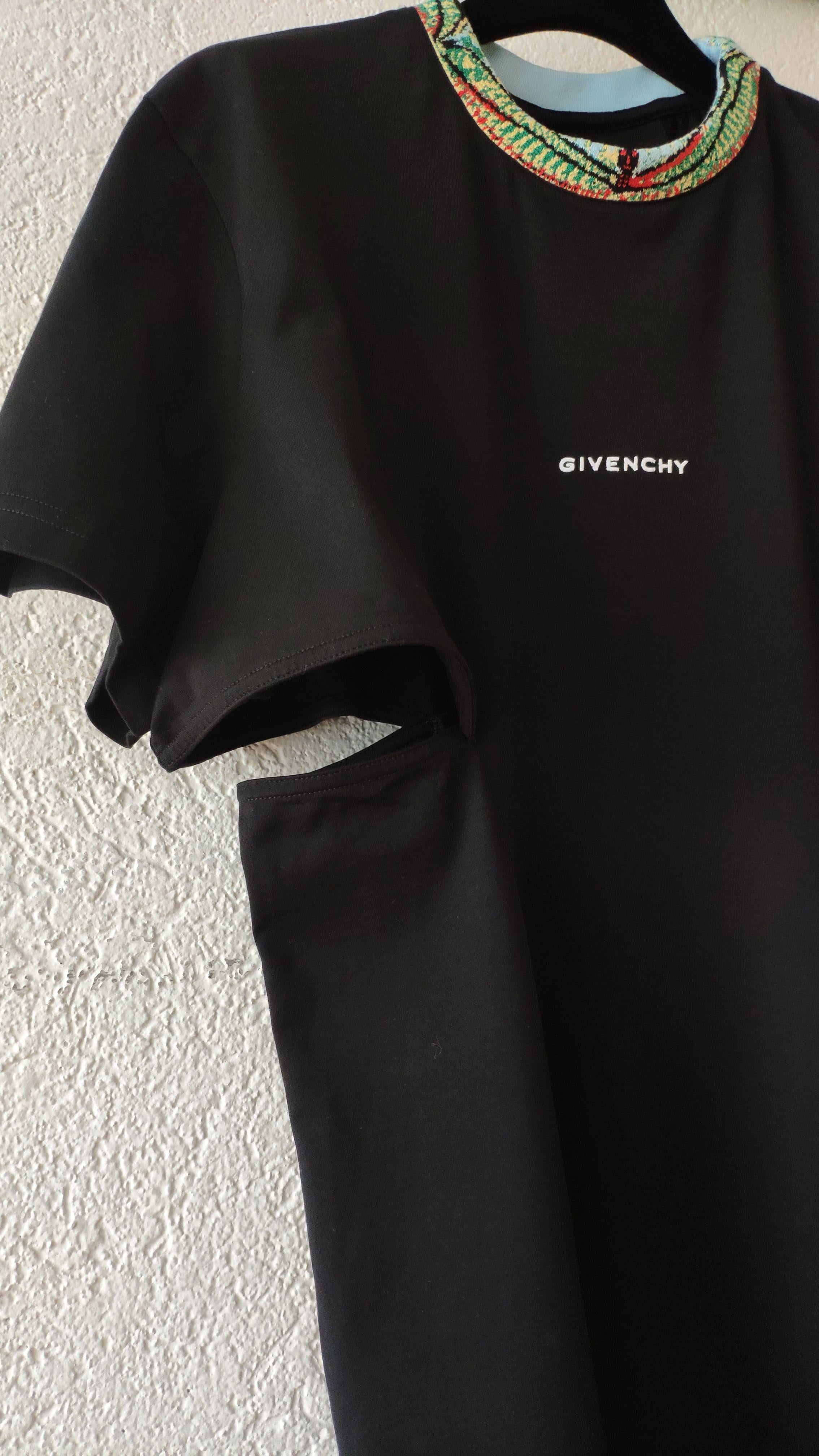 Givenchy Black Cut Out T-Shirt Dress