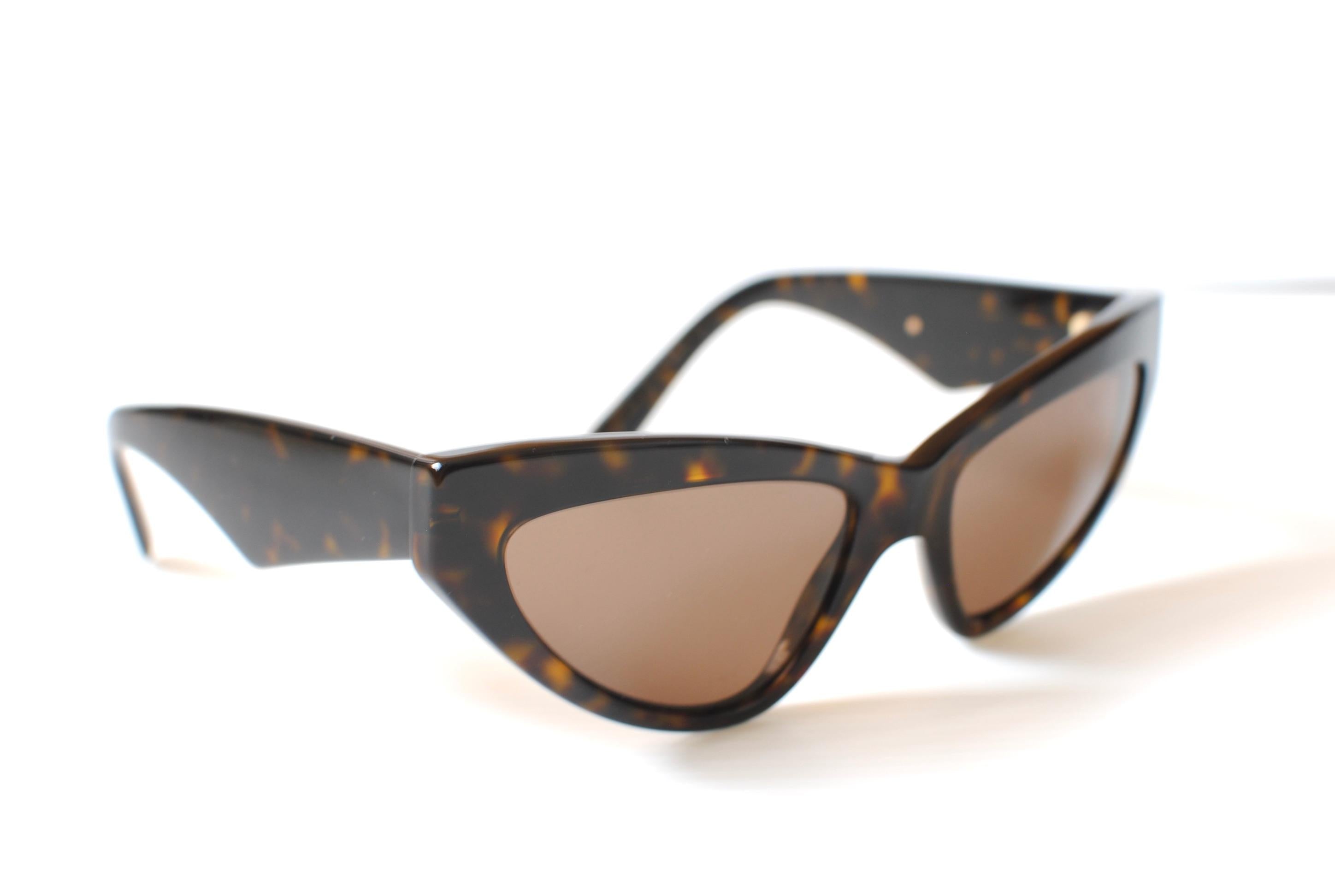 Dolce & Gabbana Tortoiseshell Cat Eye Sunglasses