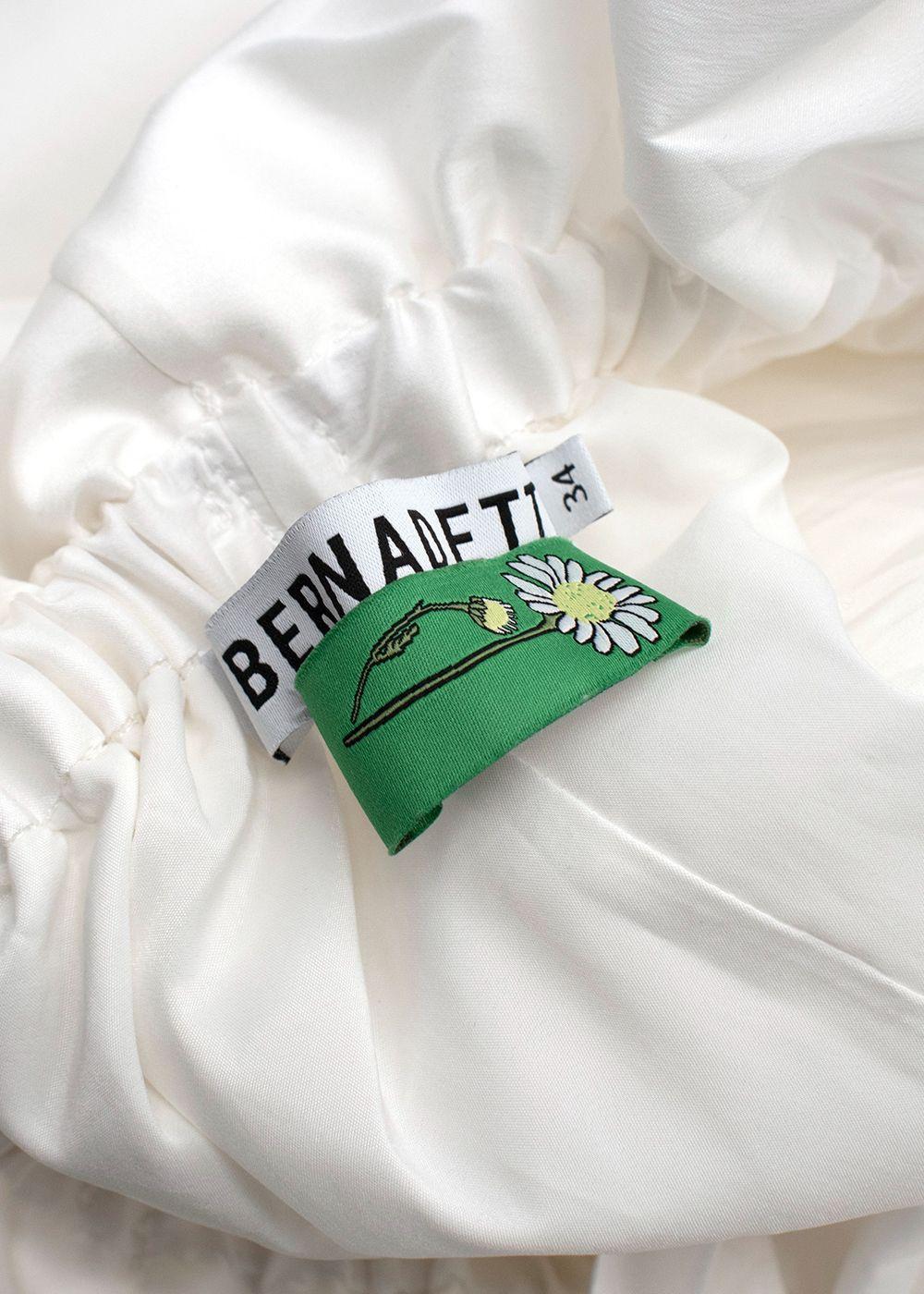 Bernadette White Floral Applique Theodore Dress