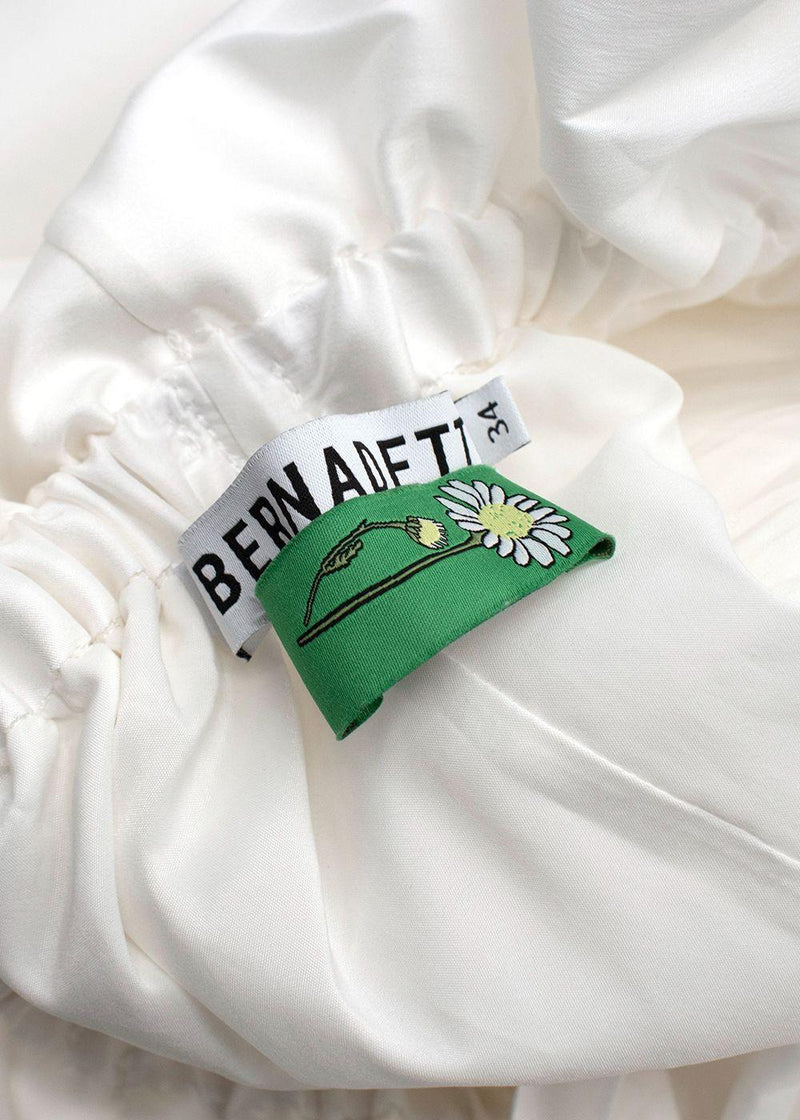 Bernadette White Floral Applique Theodore Dress