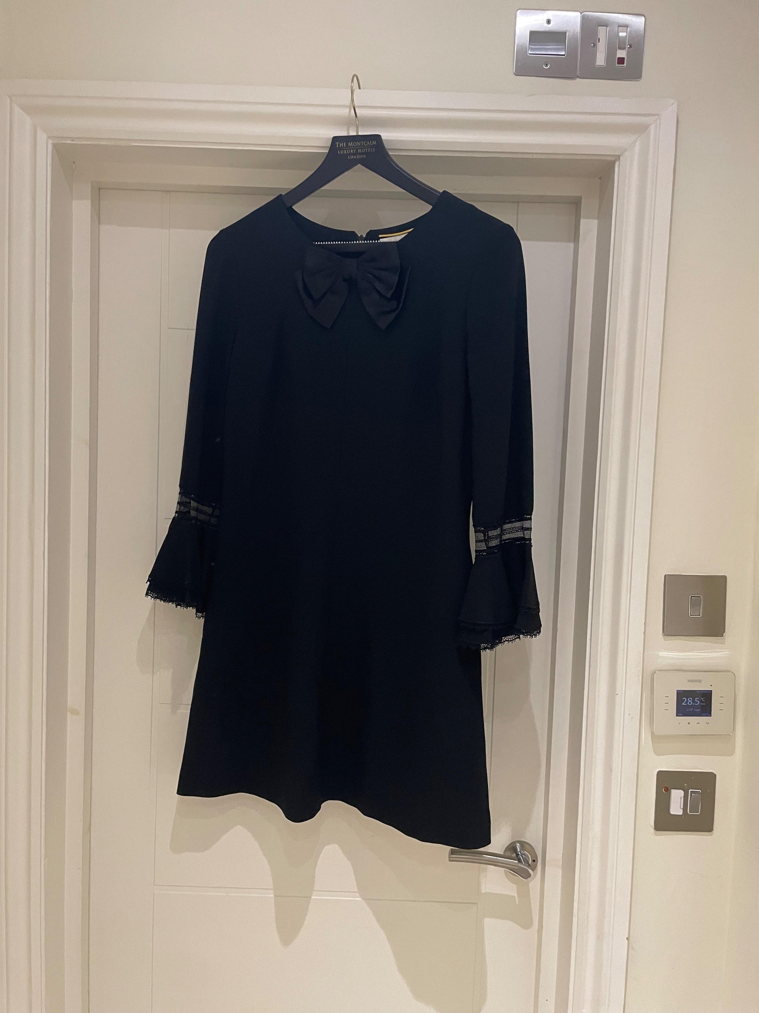 Black Bow Tie Little Black Dress