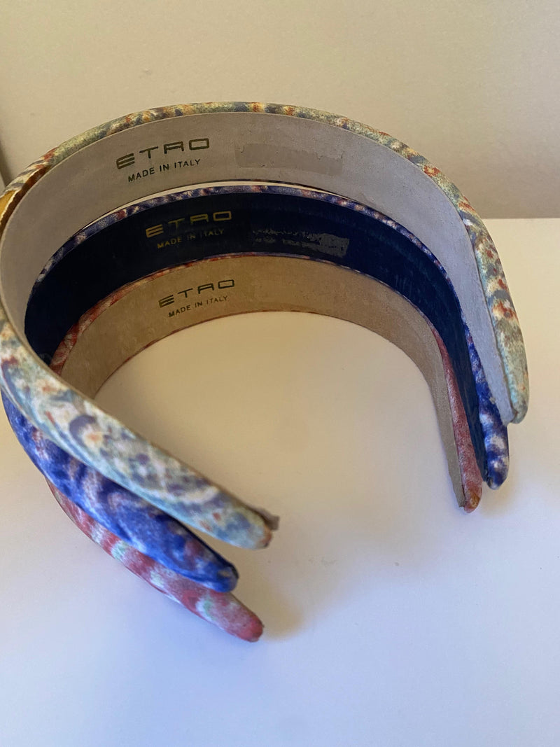Multicolour Fabric-Covered Padded Headbands