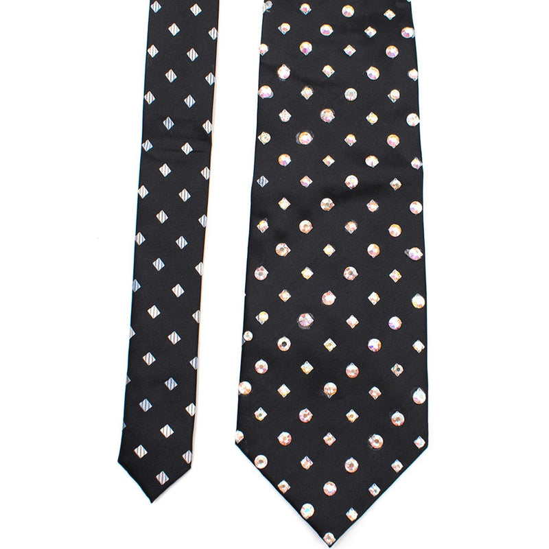 Milan Collection Crystal Embellished Tie