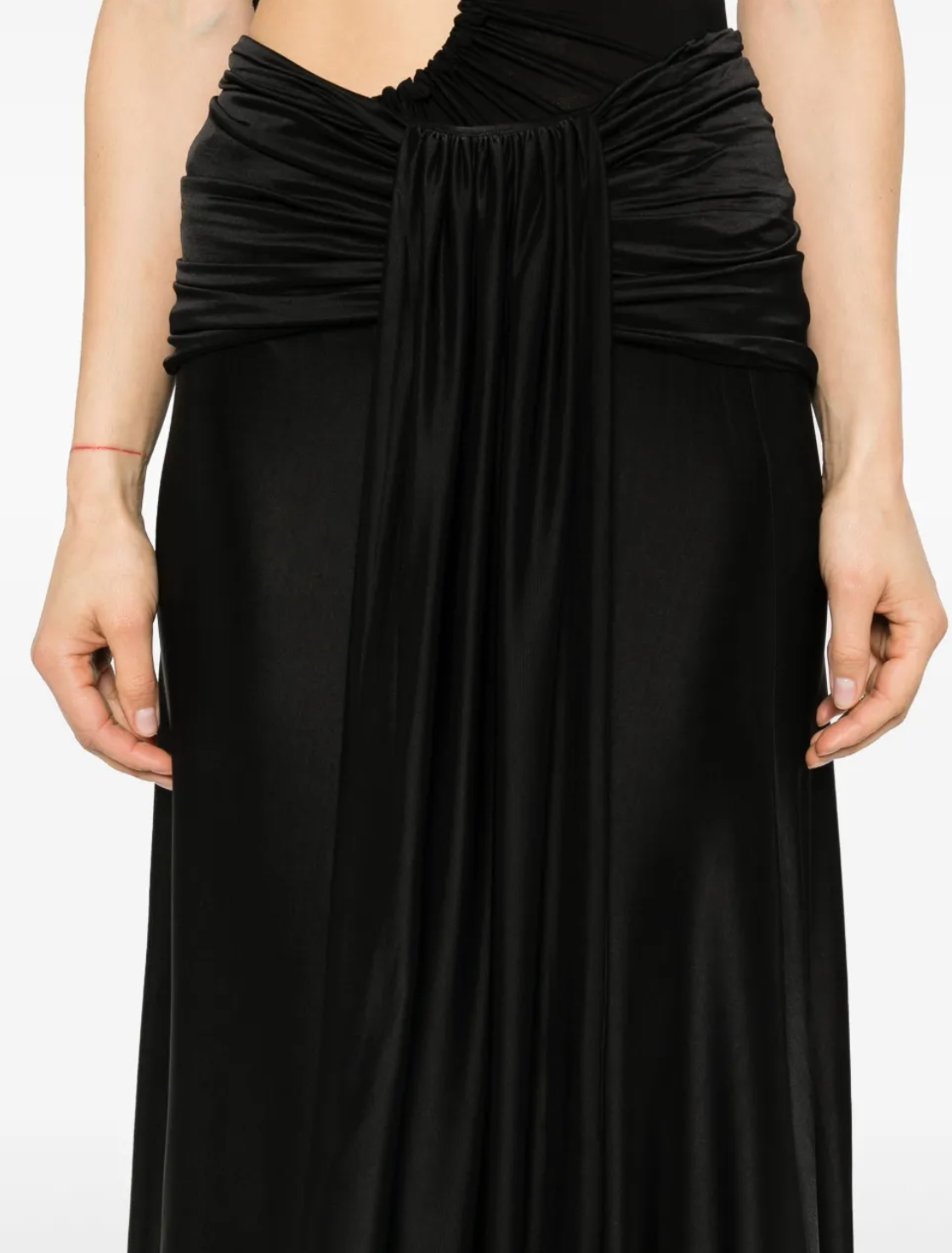 Rabanne Drape-Detail Maxi Skirt