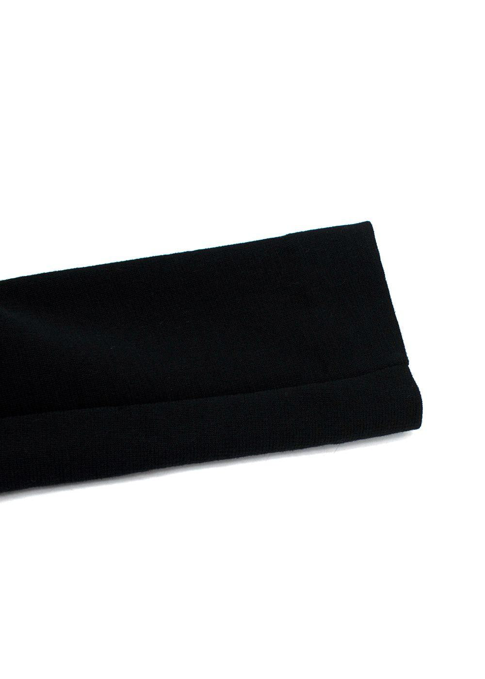 Balmain Black Bow Mini Dress