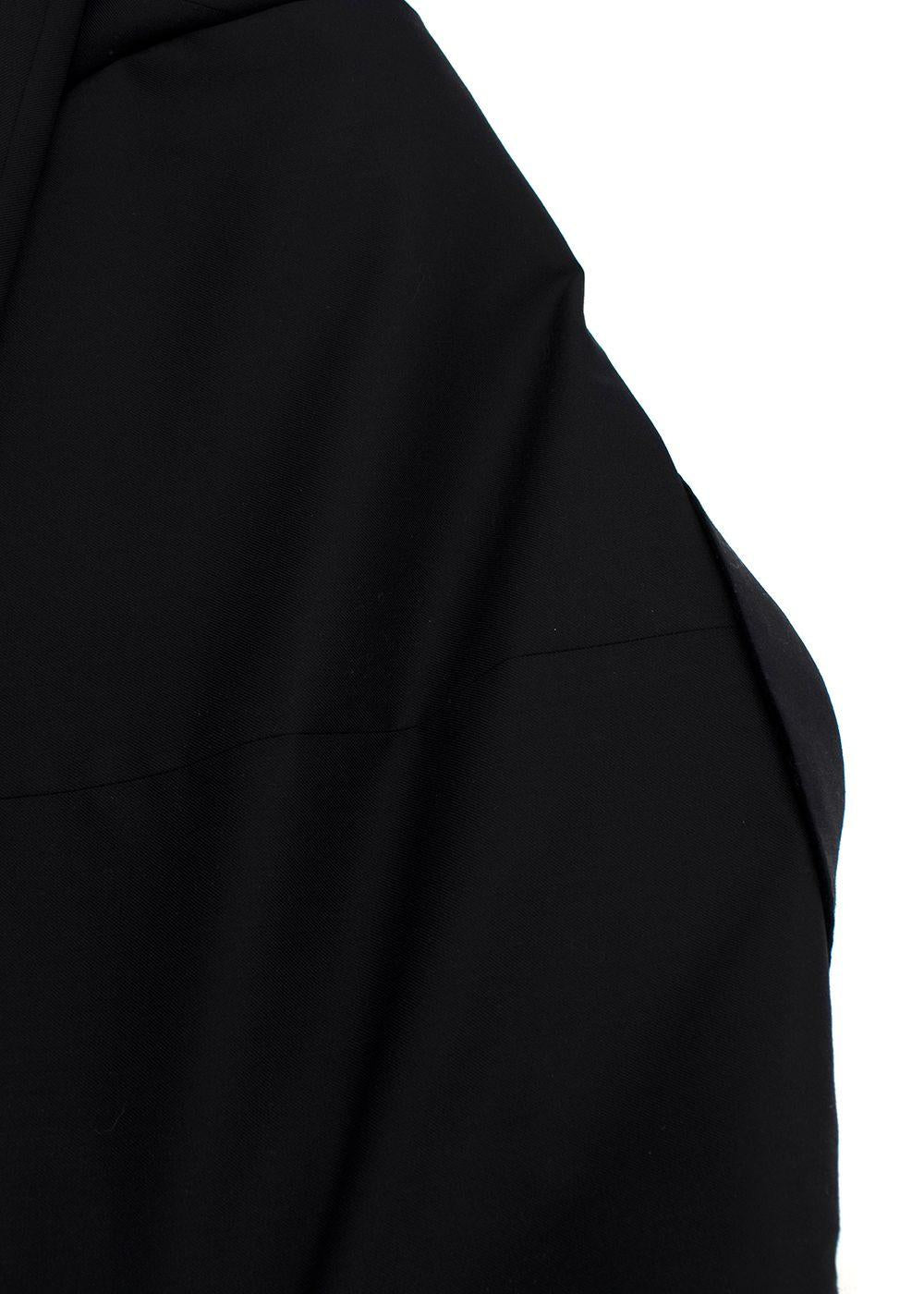 Pal Zileri Black Single Breasted Wool Blazer