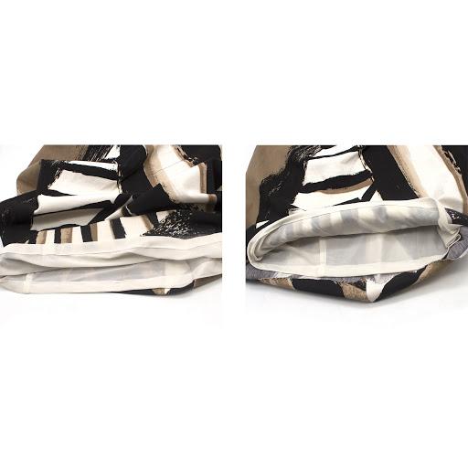 Donna Karan Side-Gathered Abstract-Print Mini Skirt