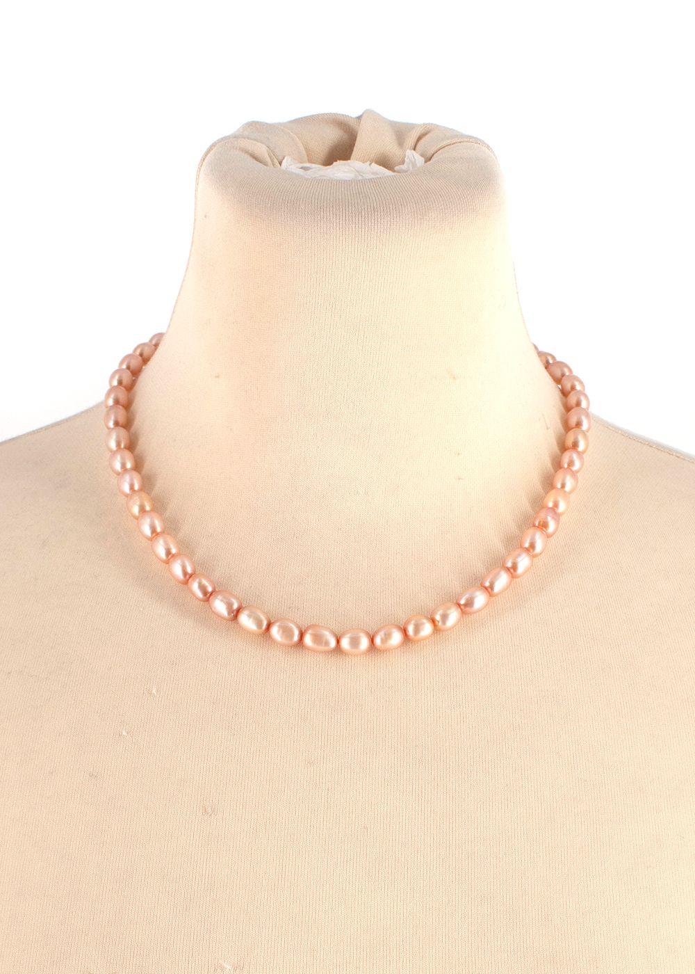 Bespoke Pink Freshwater Pearl Necklace