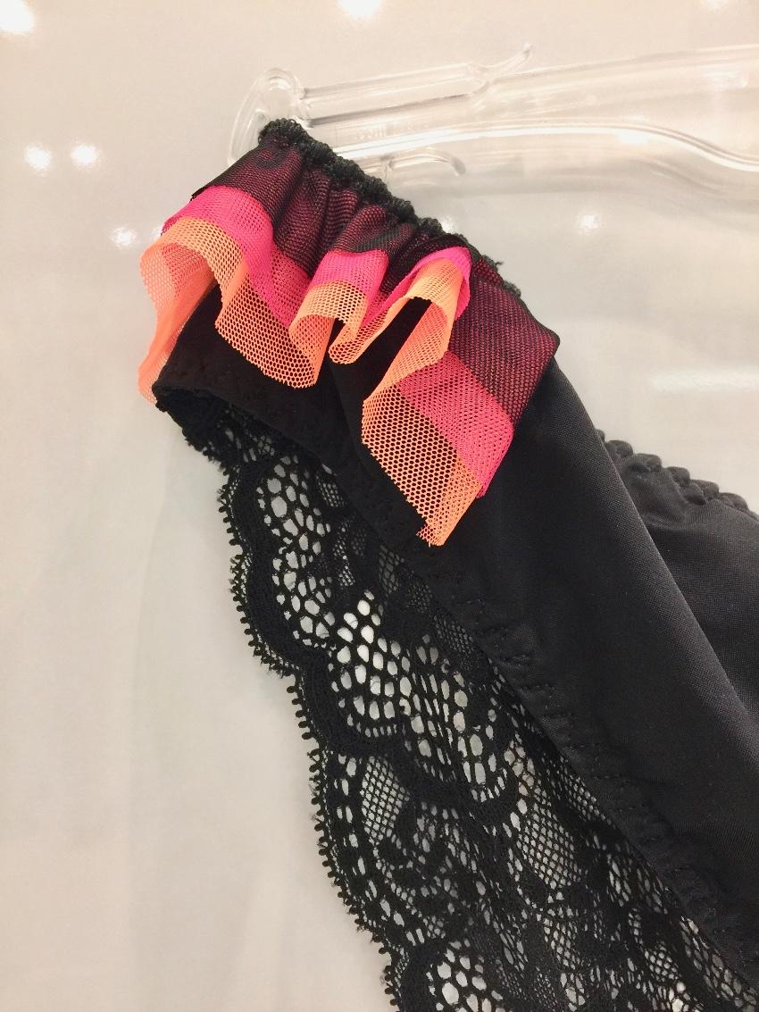 Aubade Black Swan Lace Italian Brief