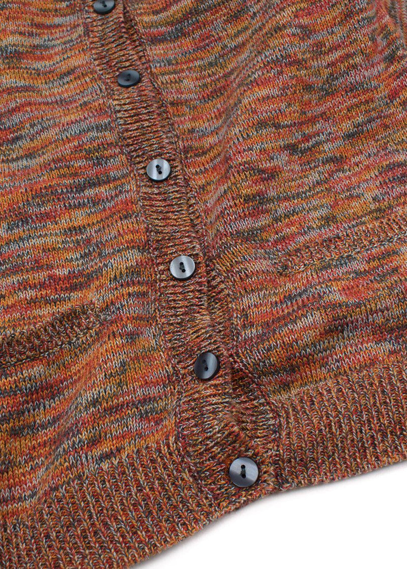 C de C Kids 8A Orange Knit Cardigan