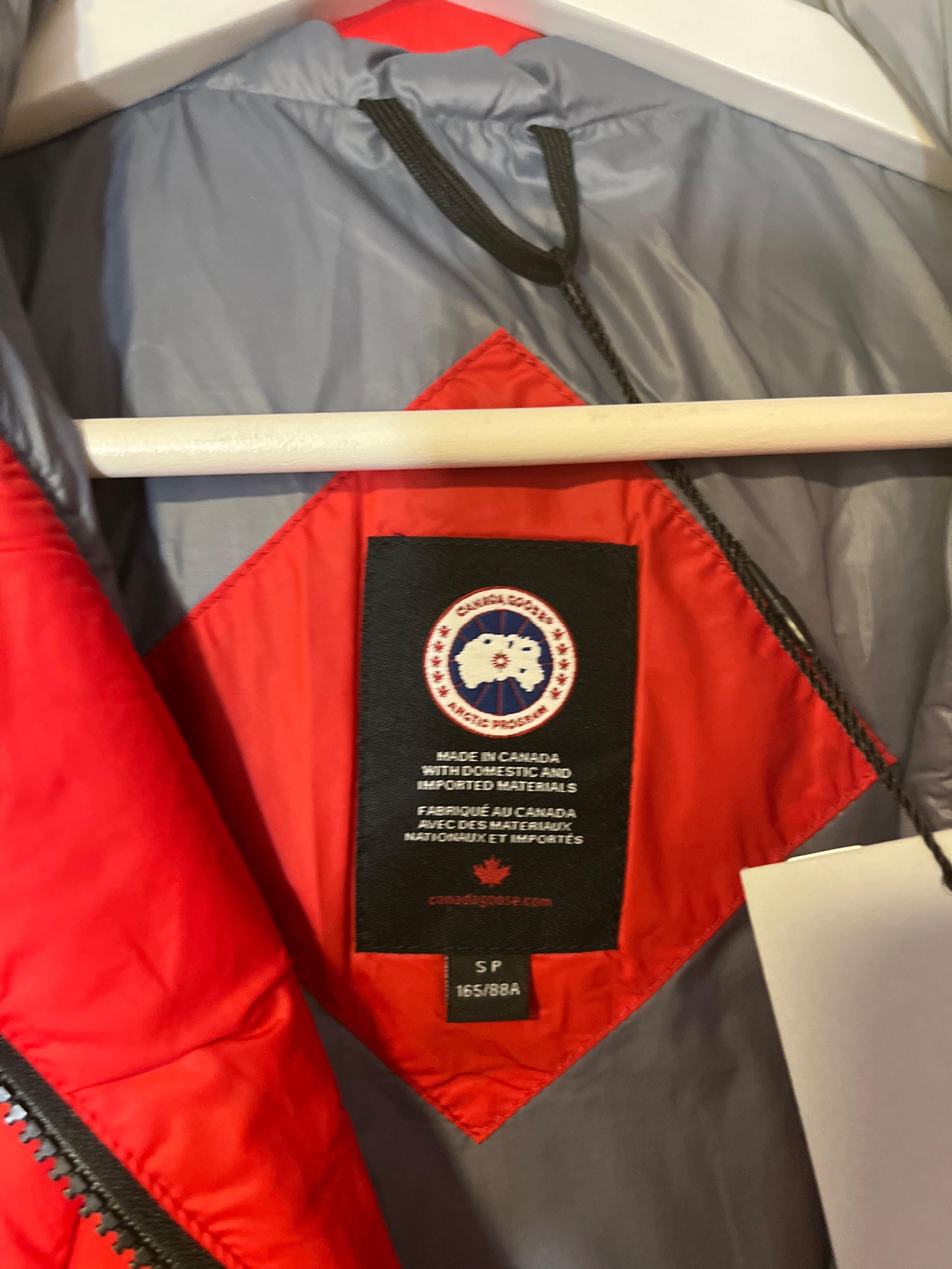 Canada Goose Red Abbot Puffer Coat