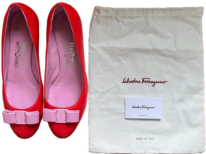 Candy Apple Vara Bow Pumps