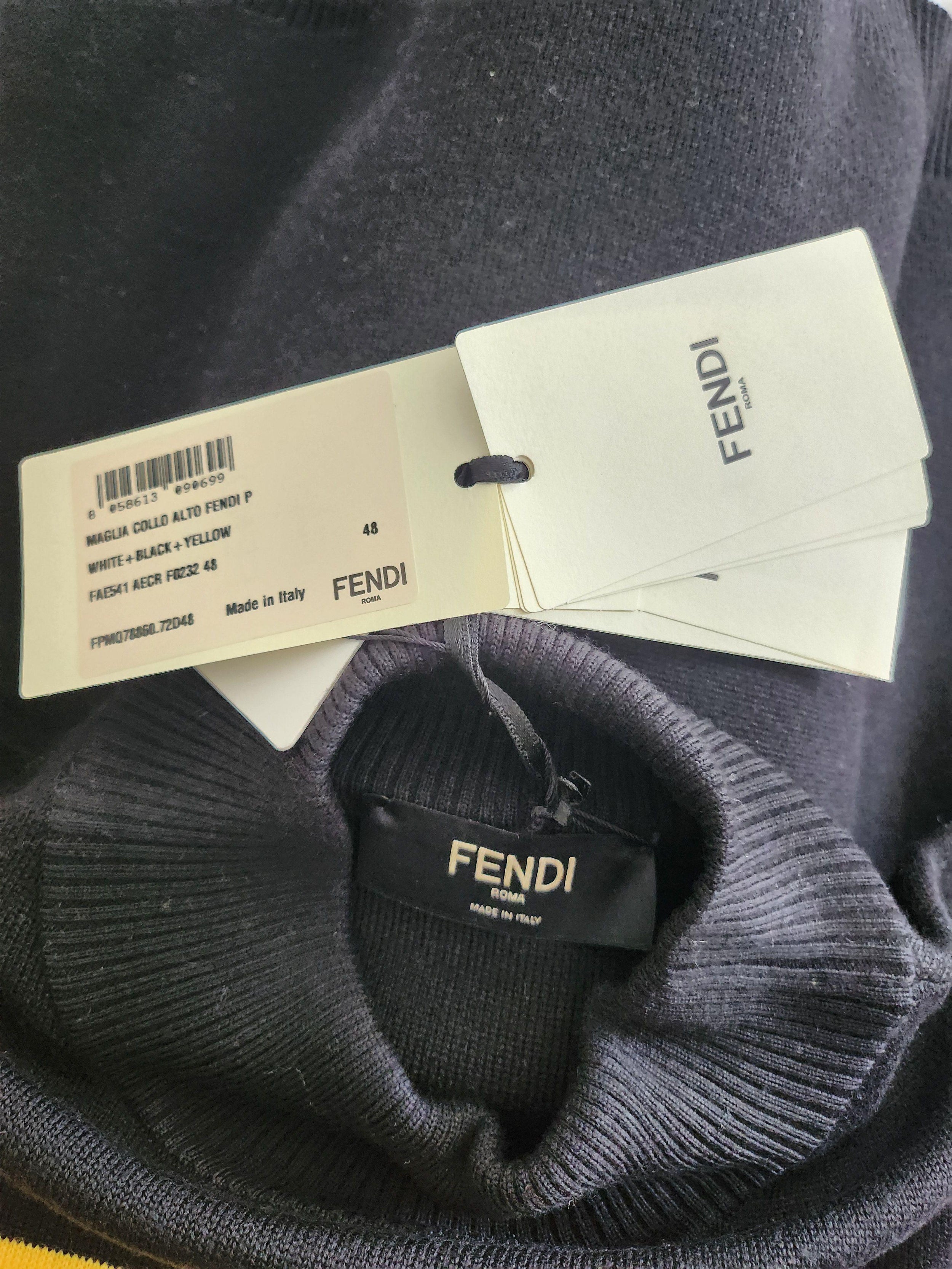 Fendi Long Sleeved Wool Top