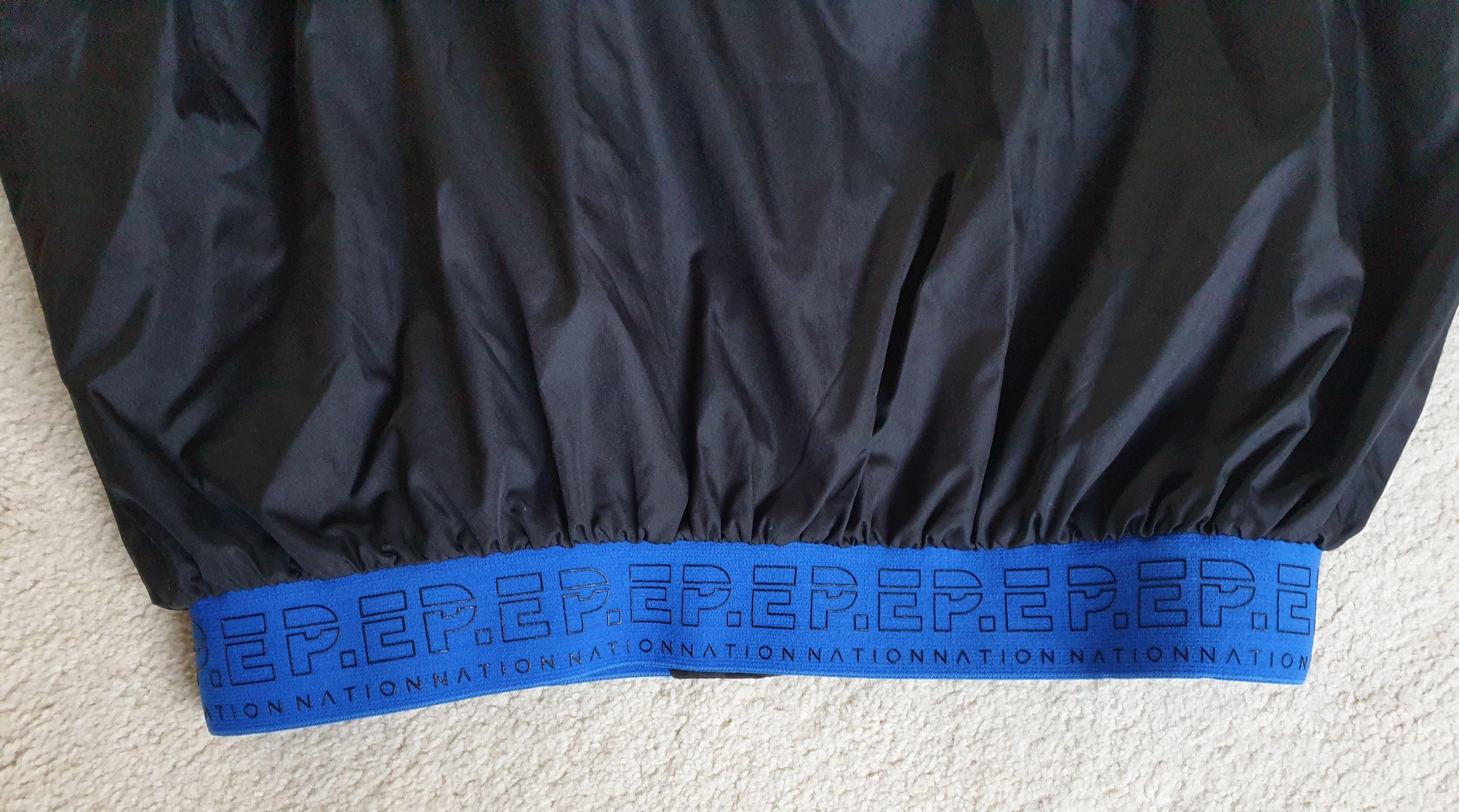 P E Nation black zip up running jacket