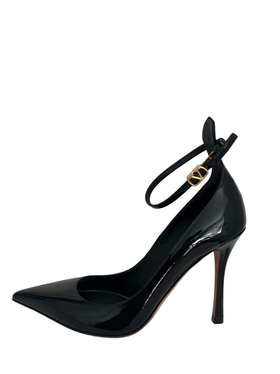 Valentino Tan-Go patent leather pumps