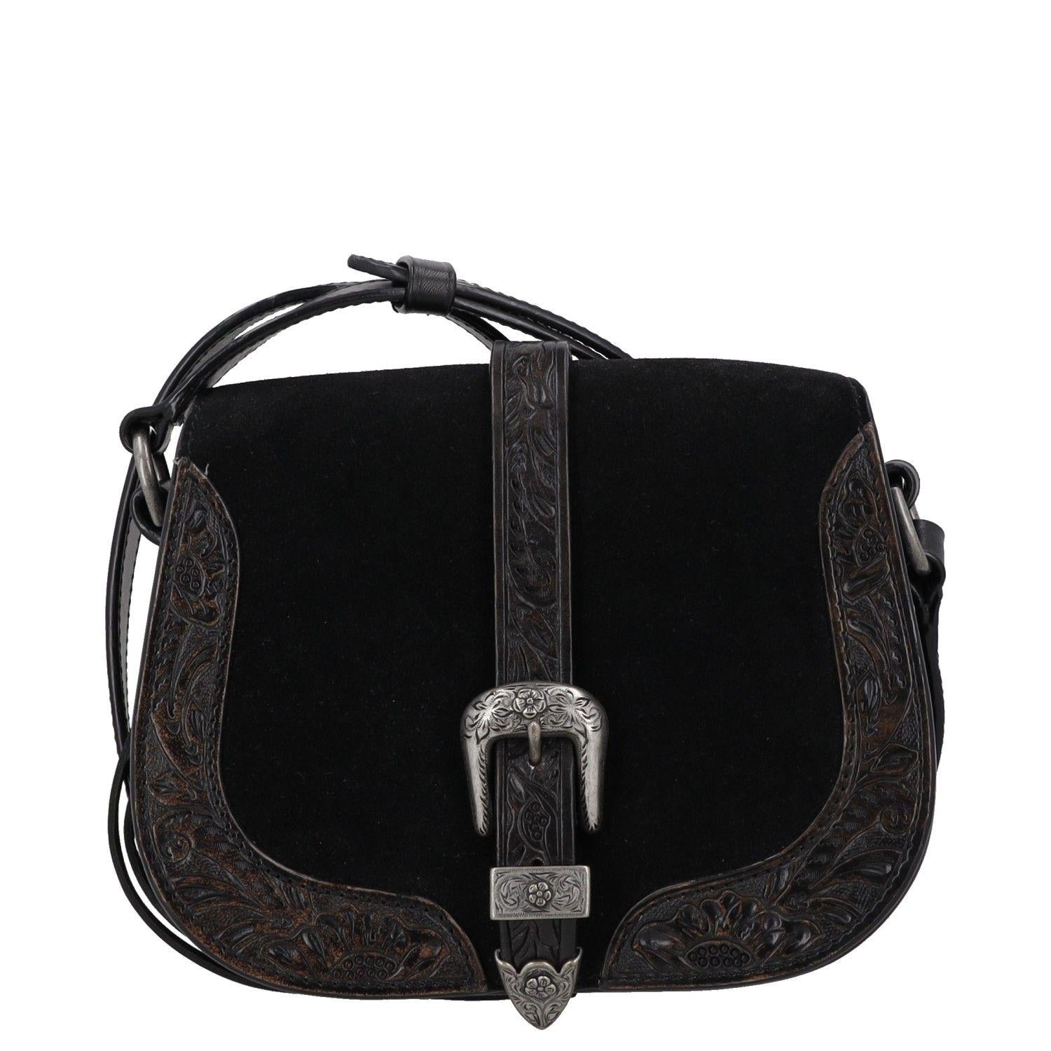 Polo Ralph Lauren Buckled Saddle Crossbody Bag
