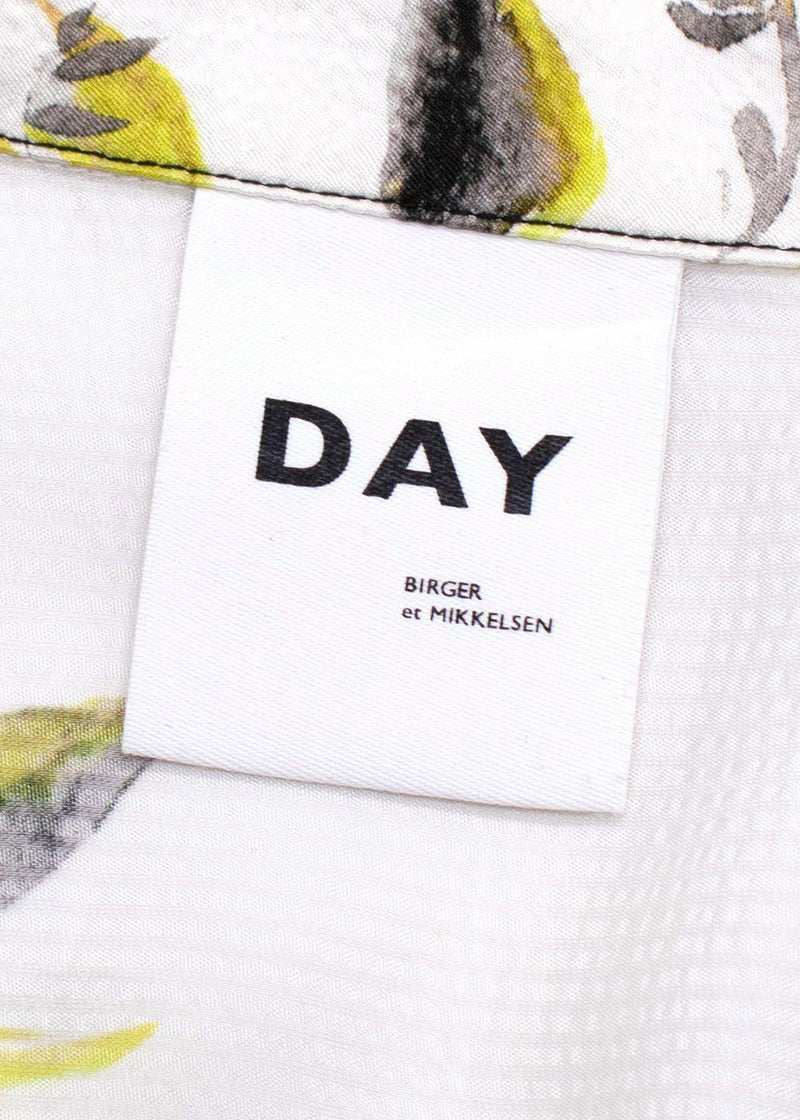 Day Birger & Mikkleson Keira Floral Hammered-Satin Midi Dress