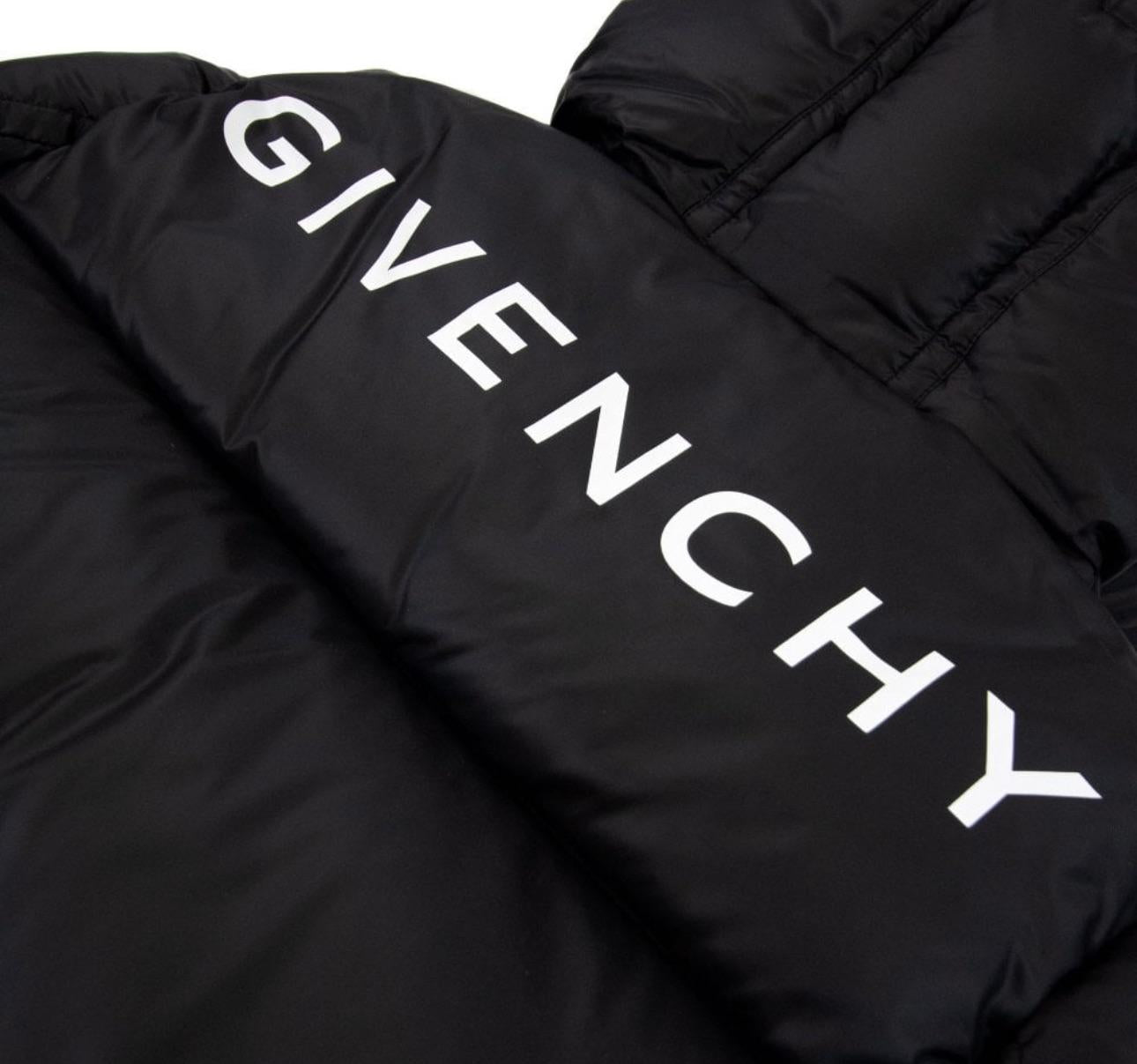 Givenchy Junior Black Puffer Coat
