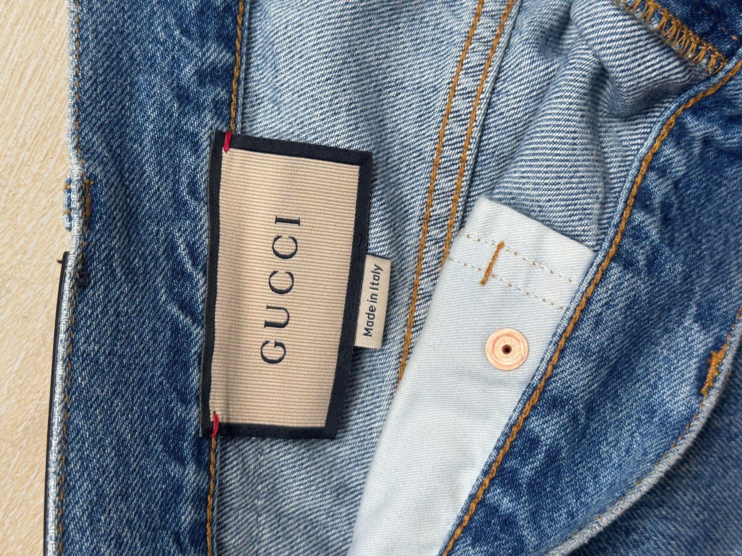 Gucci Unisex Horsebit Jeans