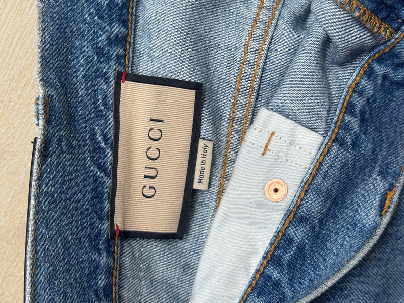 Gucci Unisex Horsebit Jeans