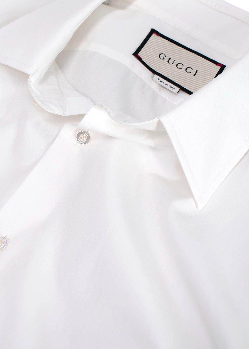 Gucci White Poplin Shirt