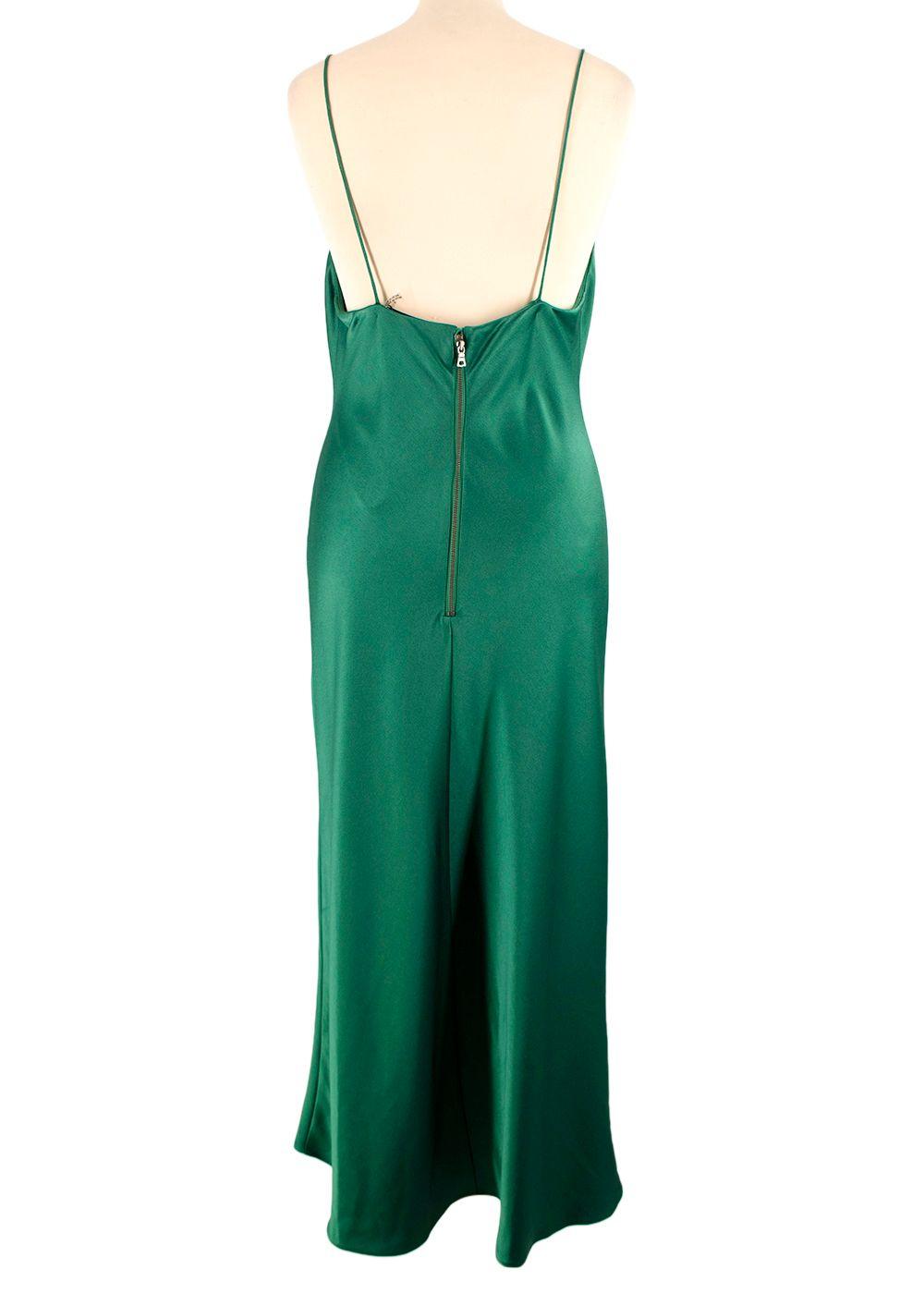 Alice + Olivia Montana Maxi Green Dress