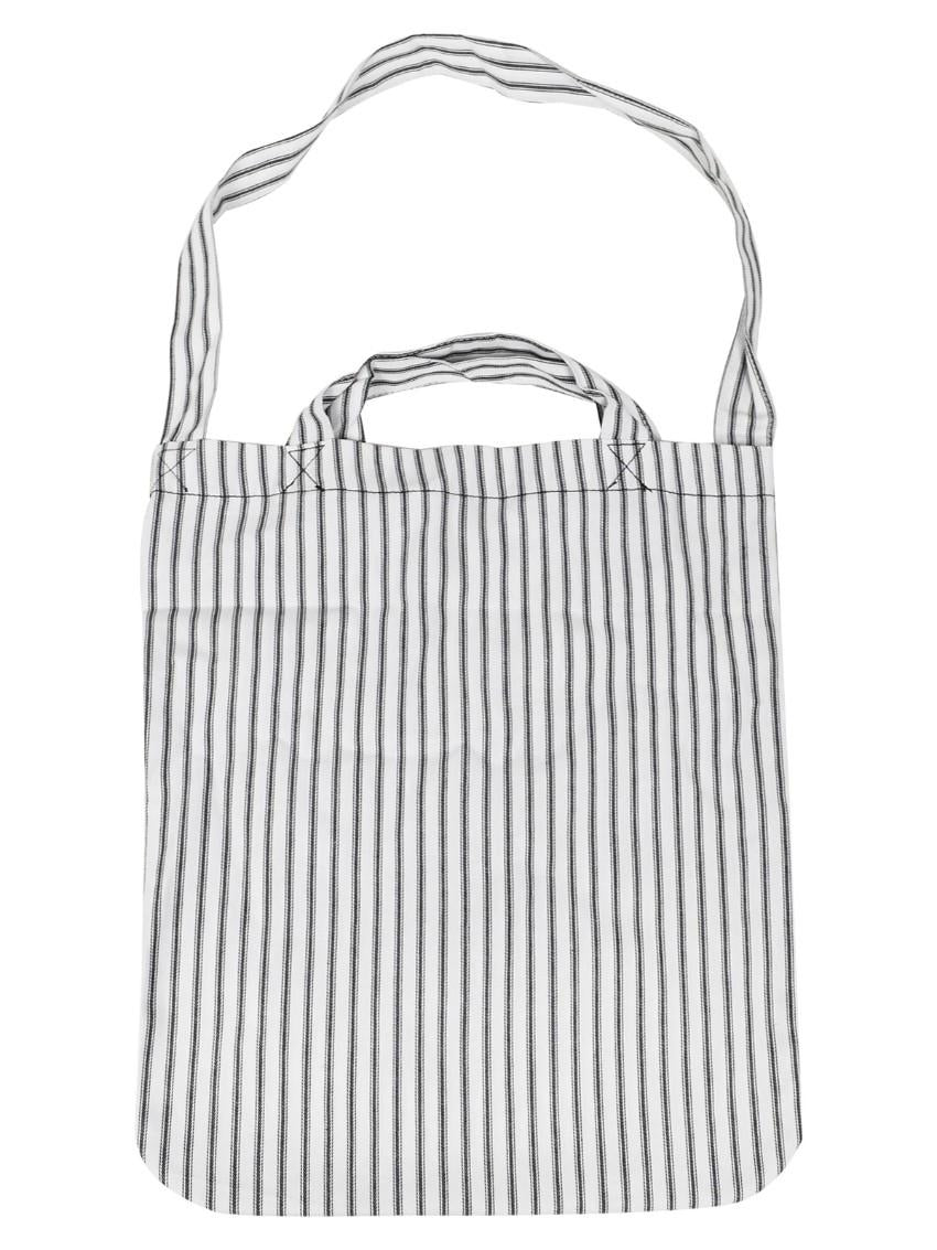 Anya Hindmarch Weave Project Embroidered Striped Tote Bag