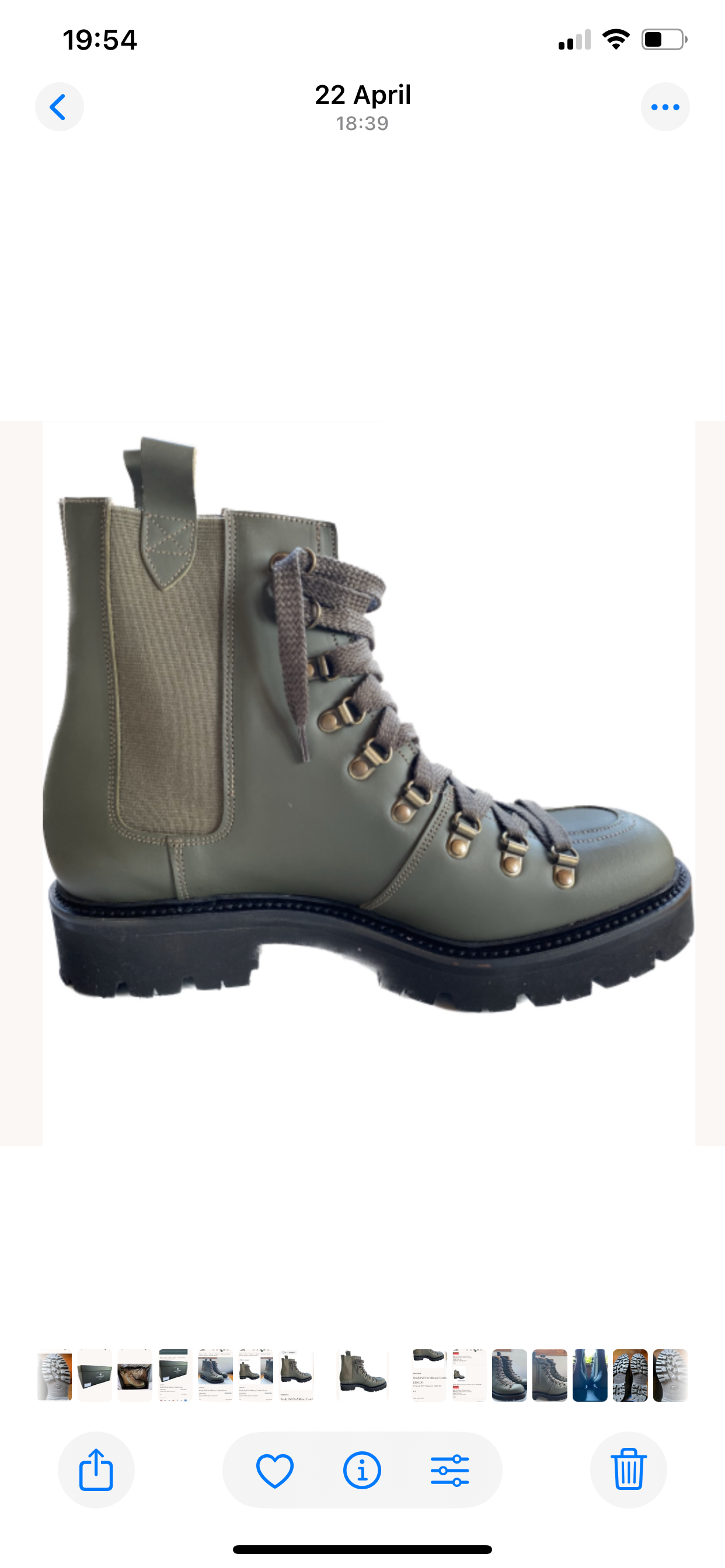 Rubberised Leather Pull On Military Boots