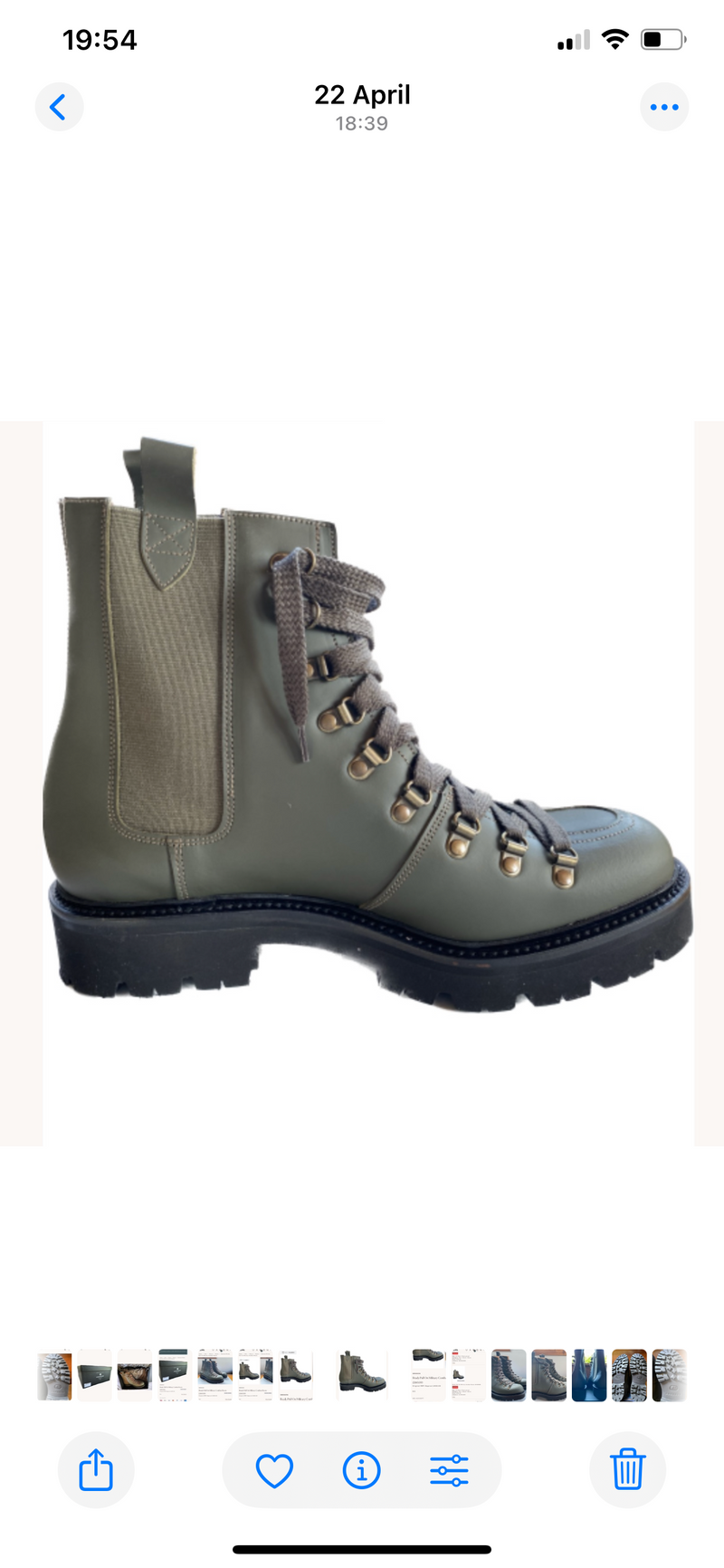 Rubberised Leather Pull On Military Boots