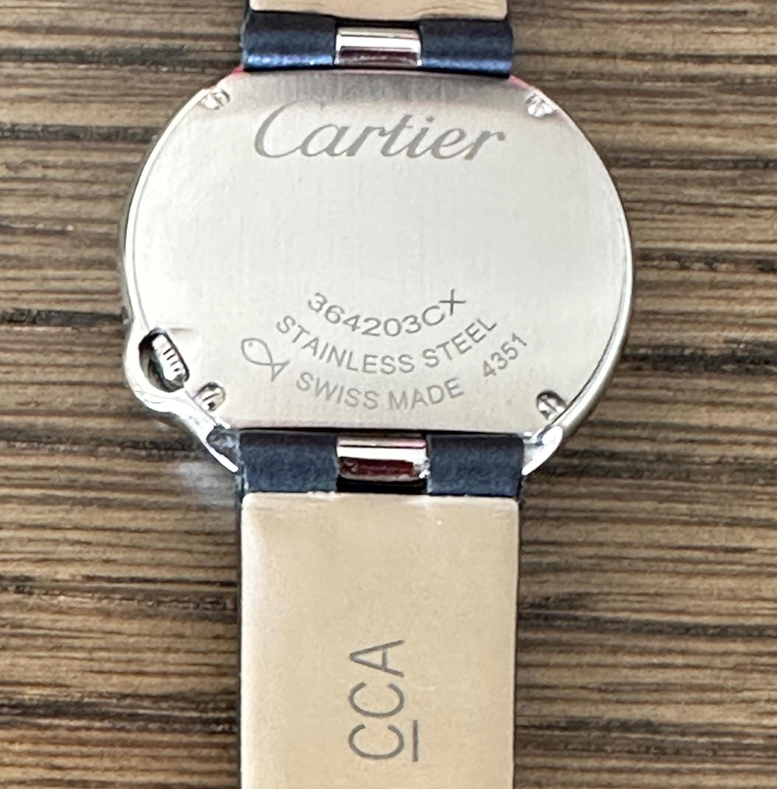 Cartier Ballon Blanc Diamond Watch with Silk Strap