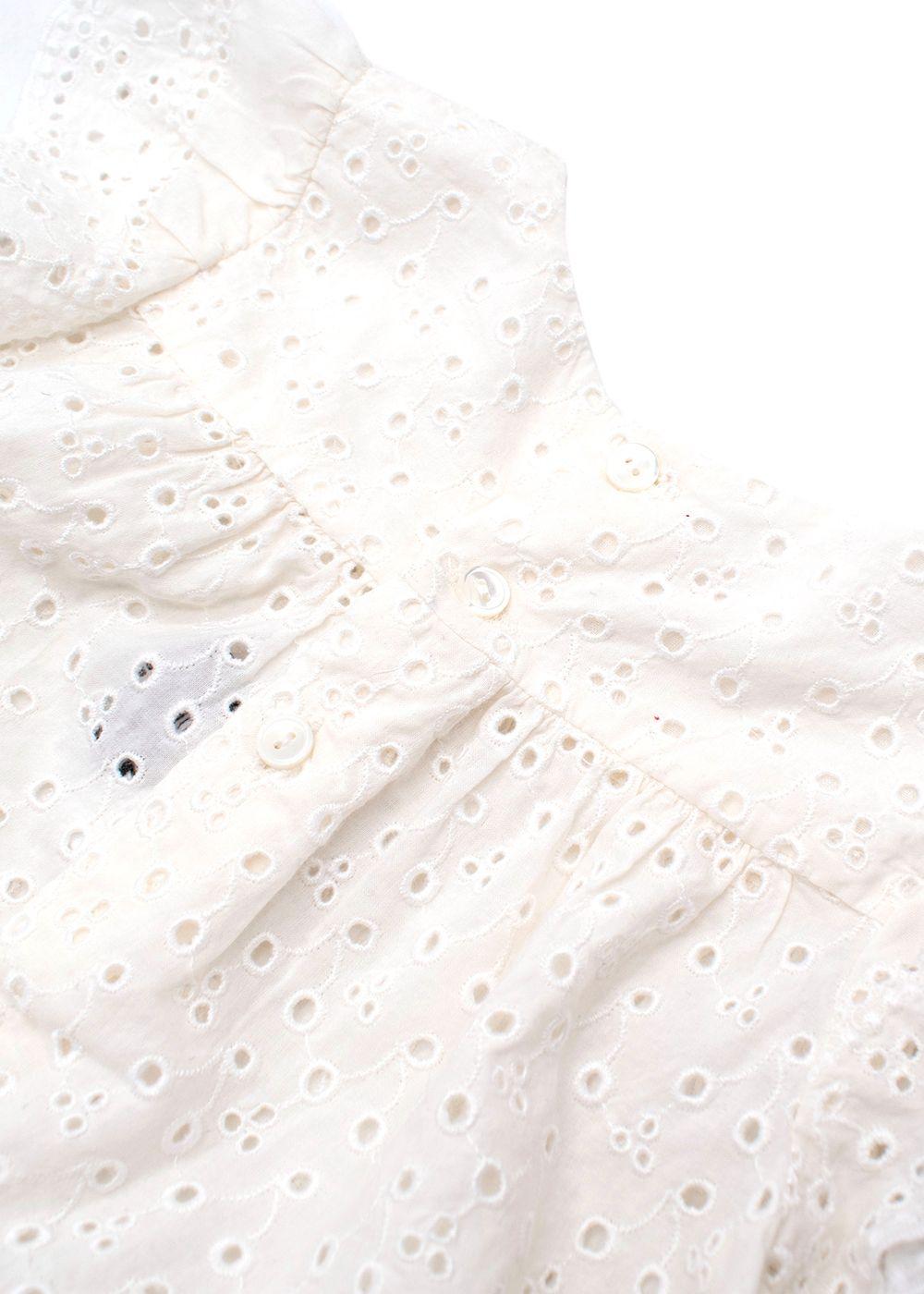 Bonpoint Kids White Lace Blouse
